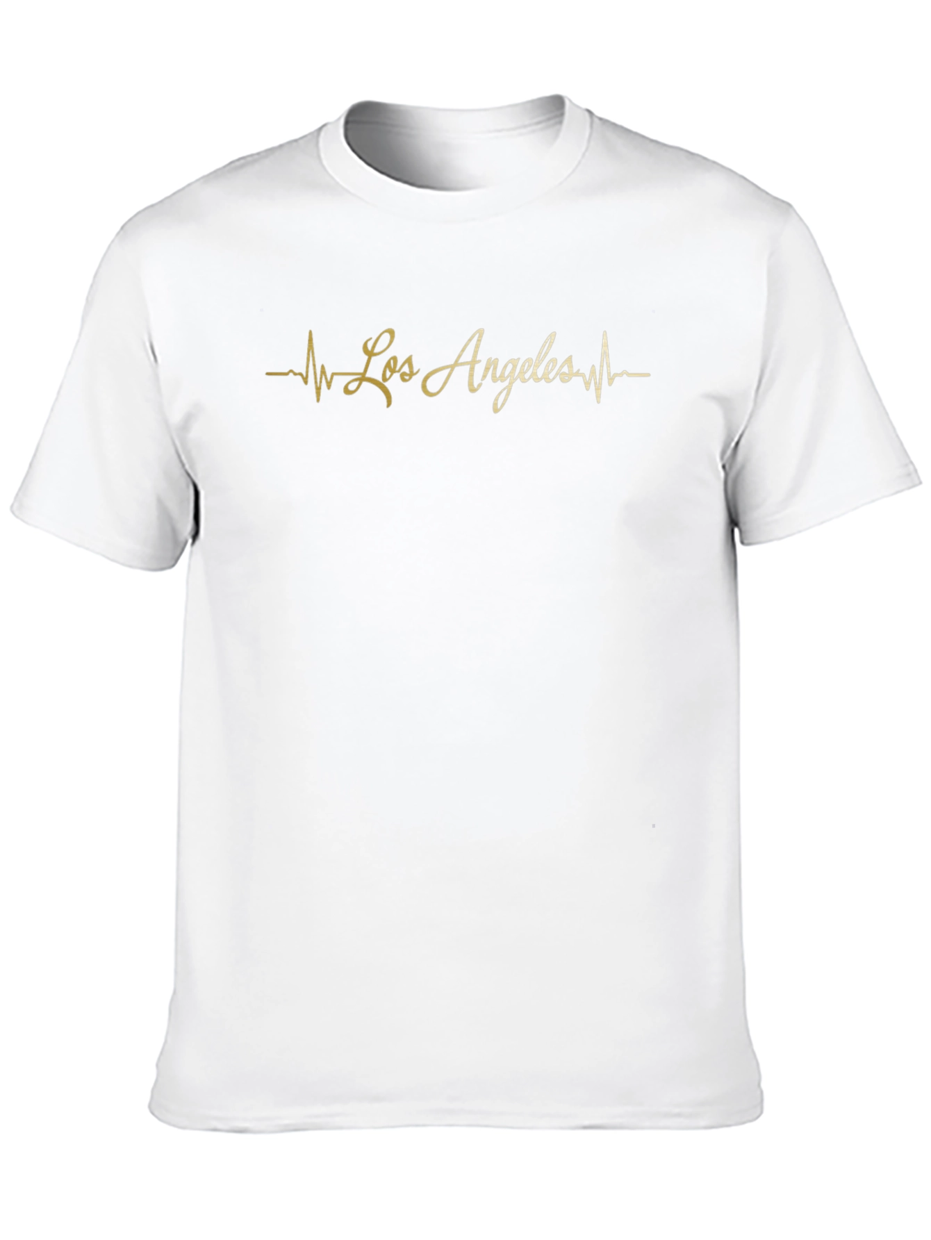 Los Angeles Heartbeat Tee - Stylish Graphic T-Shirt