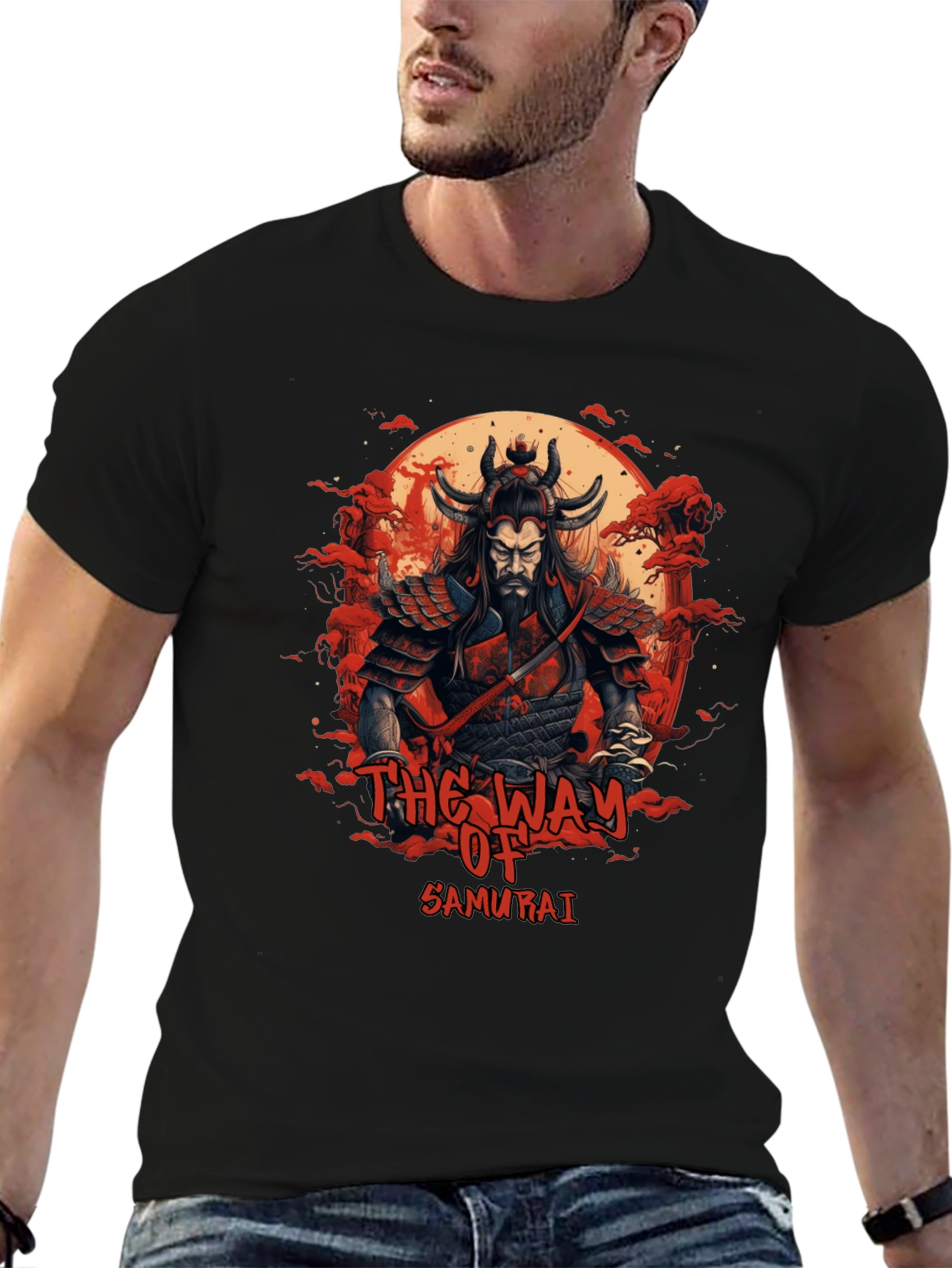 The Way of Samurai Graphic T-Shirt - Black