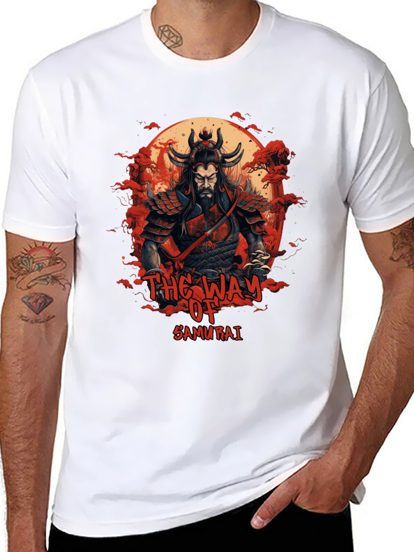 The Way of Samurai Graphic T-Shirt - Black