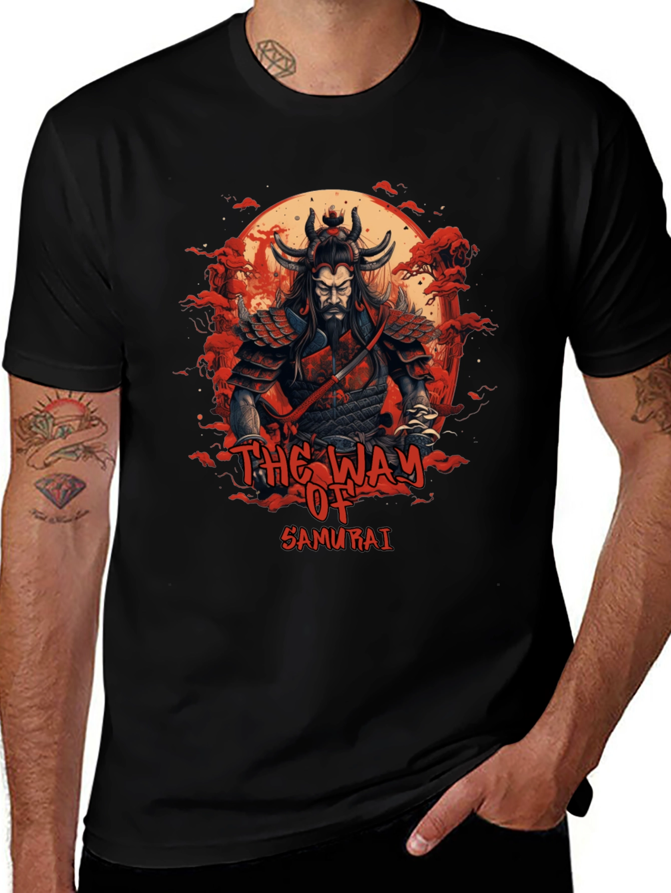 The Way of Samurai Graphic T-Shirt - Black