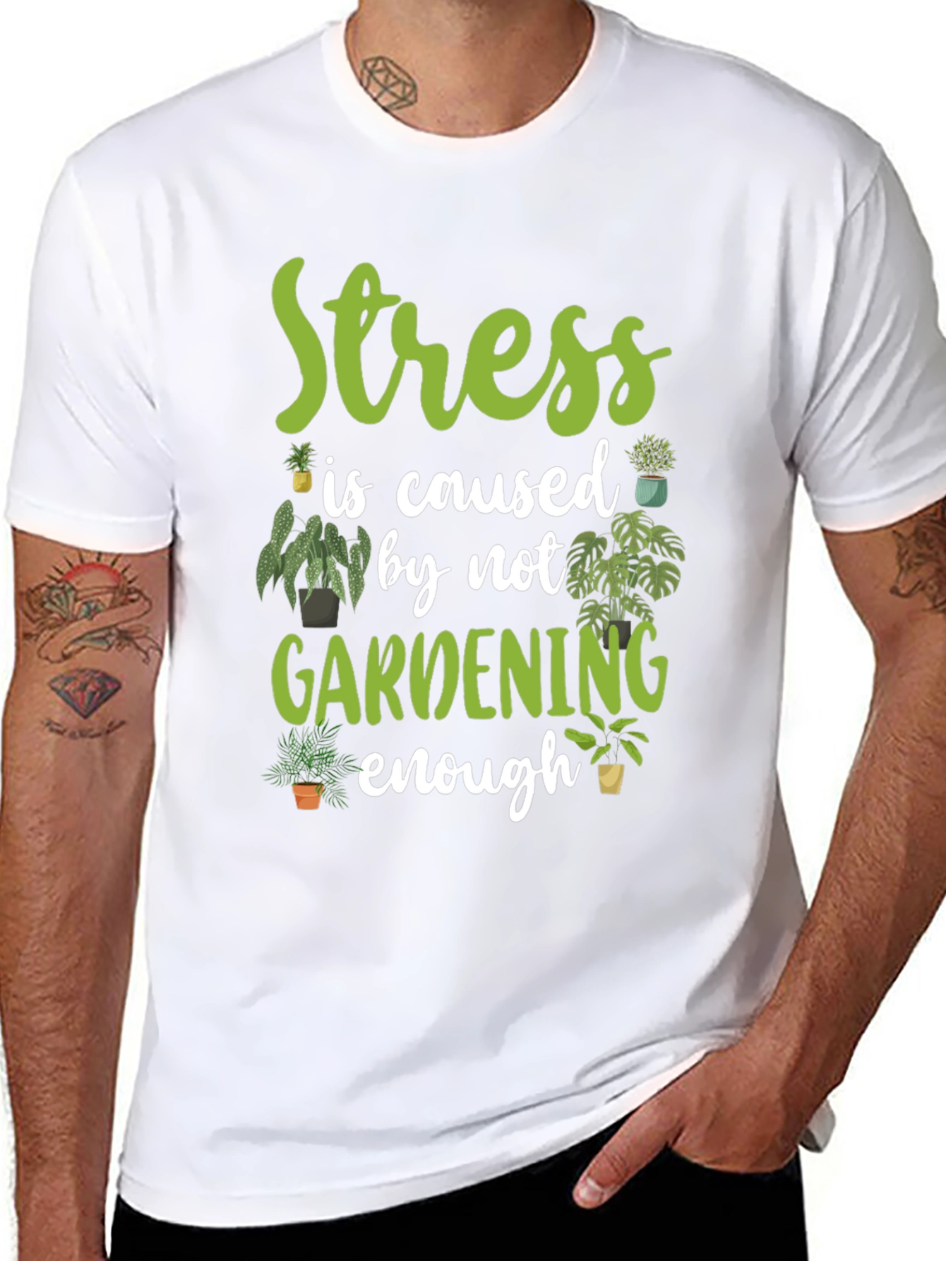 Gardening T-Shirt - Stress Relief