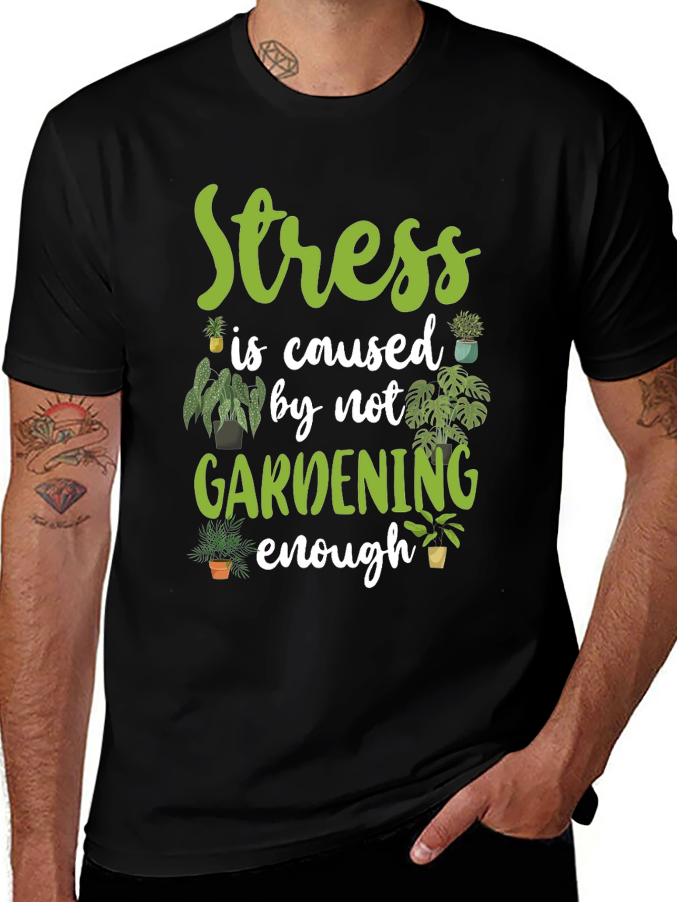 Gardening T-Shirt - Stress Relief