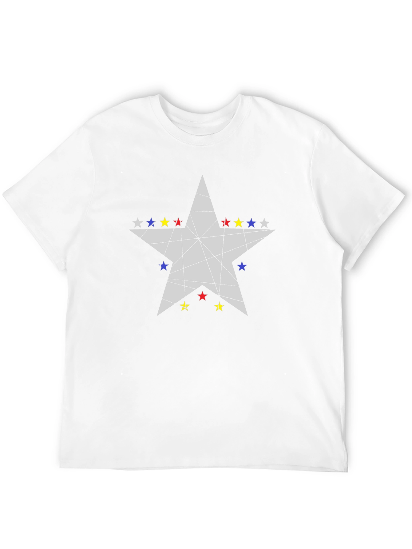 Star Graphic Mens Black T-Shirt