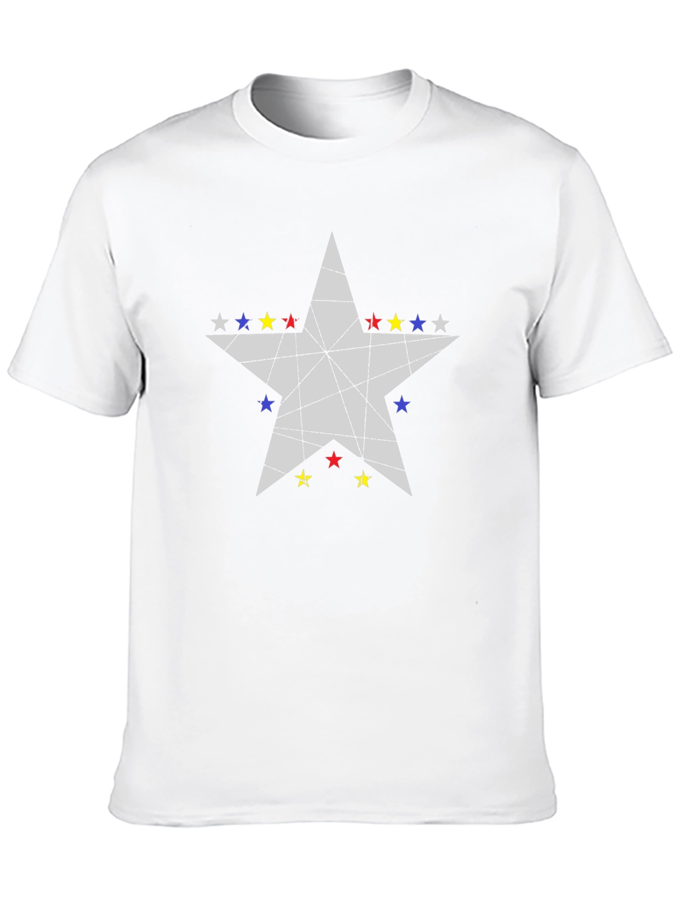 Star Graphic Mens Black T-Shirt