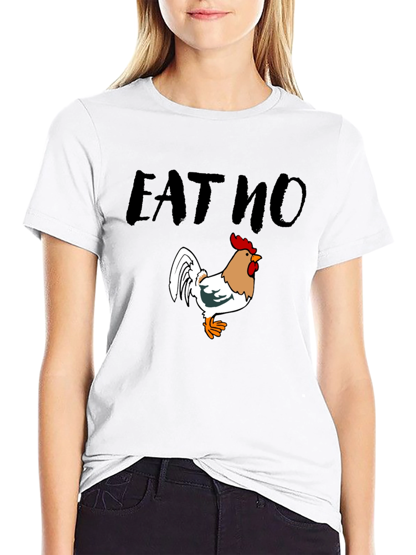 Eat No Chicken Graphic Tee
