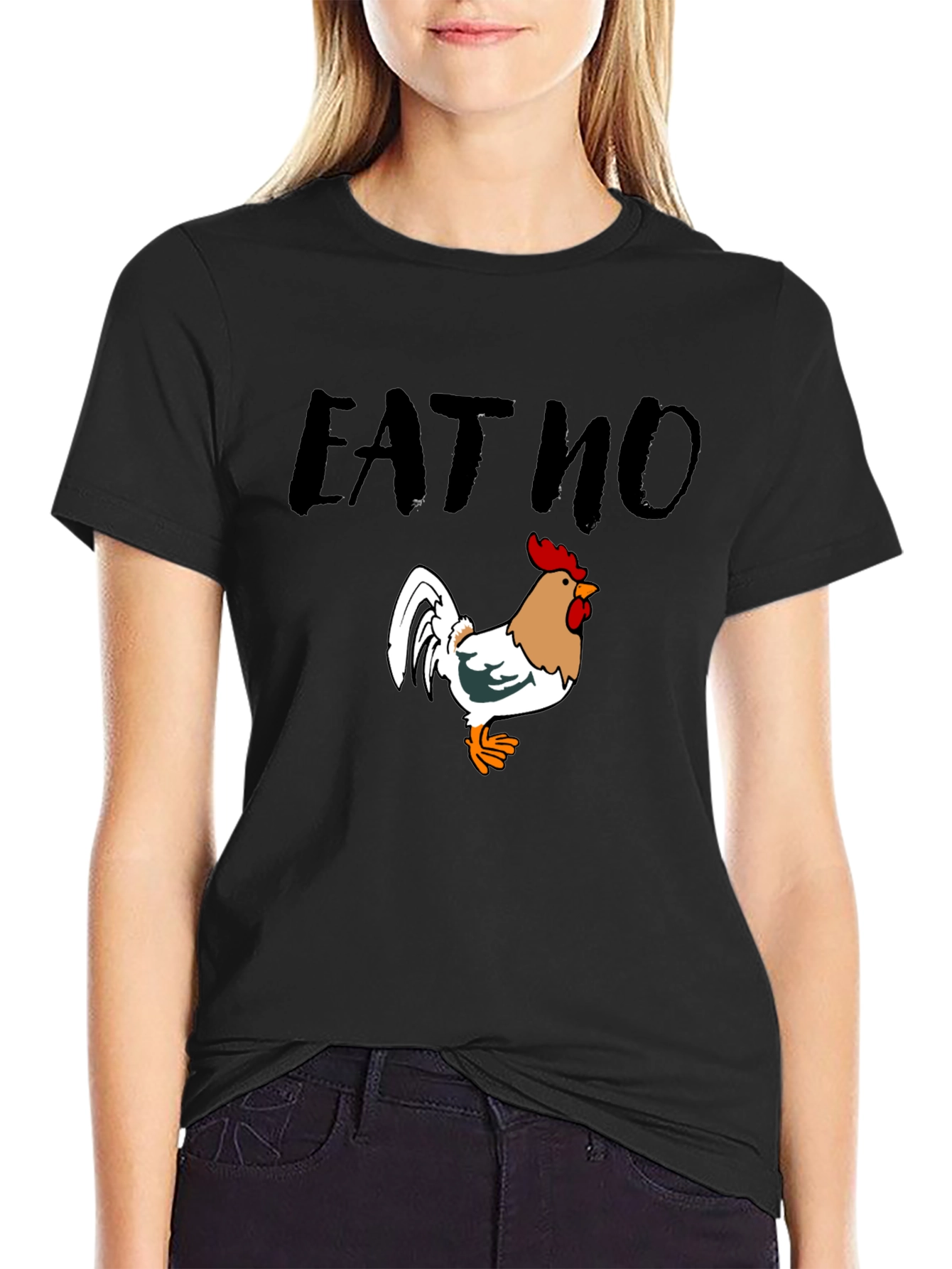 Eat No Chicken Graphic Tee