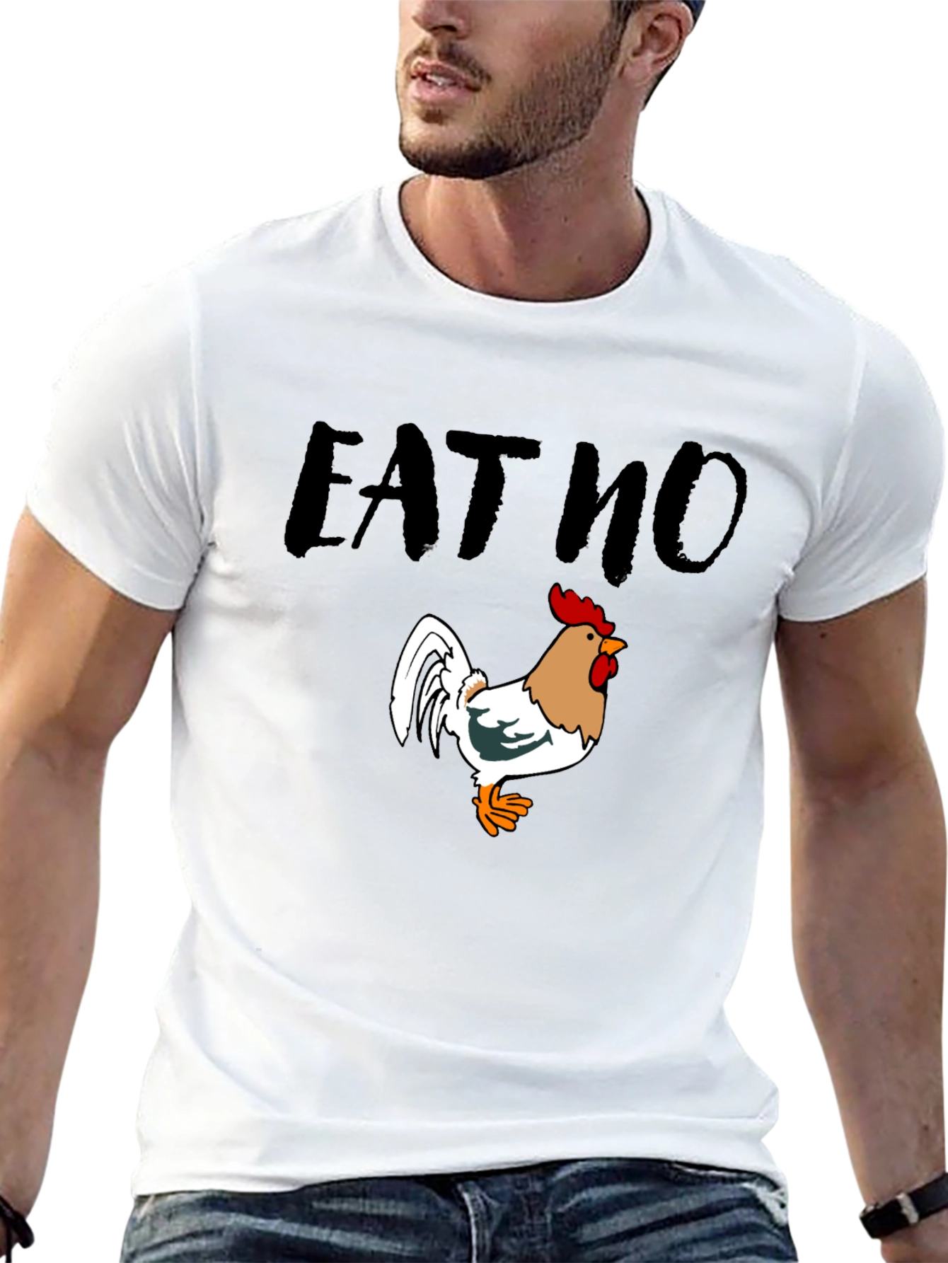 Eat No Chicken Graphic Tee