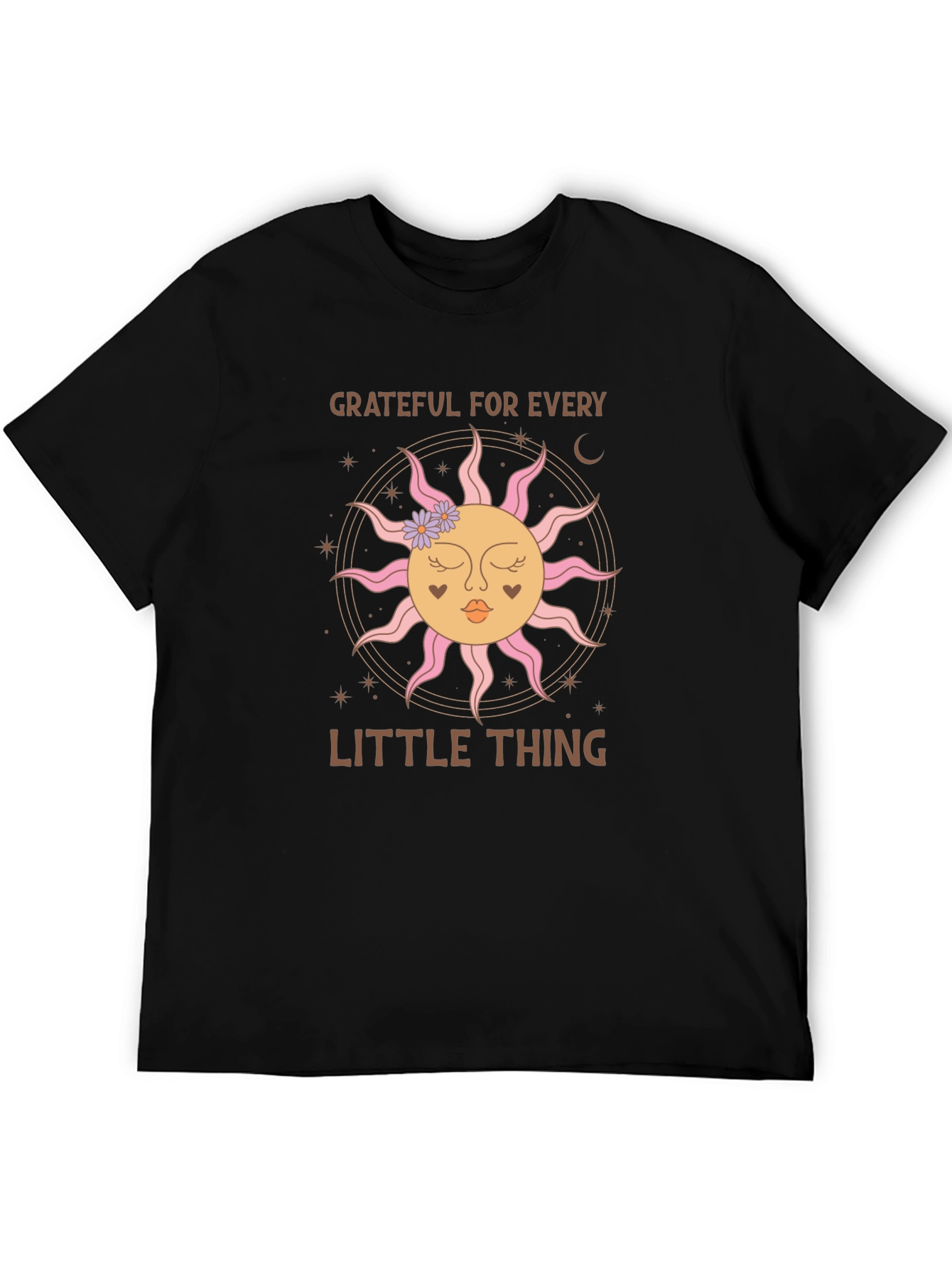 Grateful Sun Graphic Tee - Soft Cotton Blend