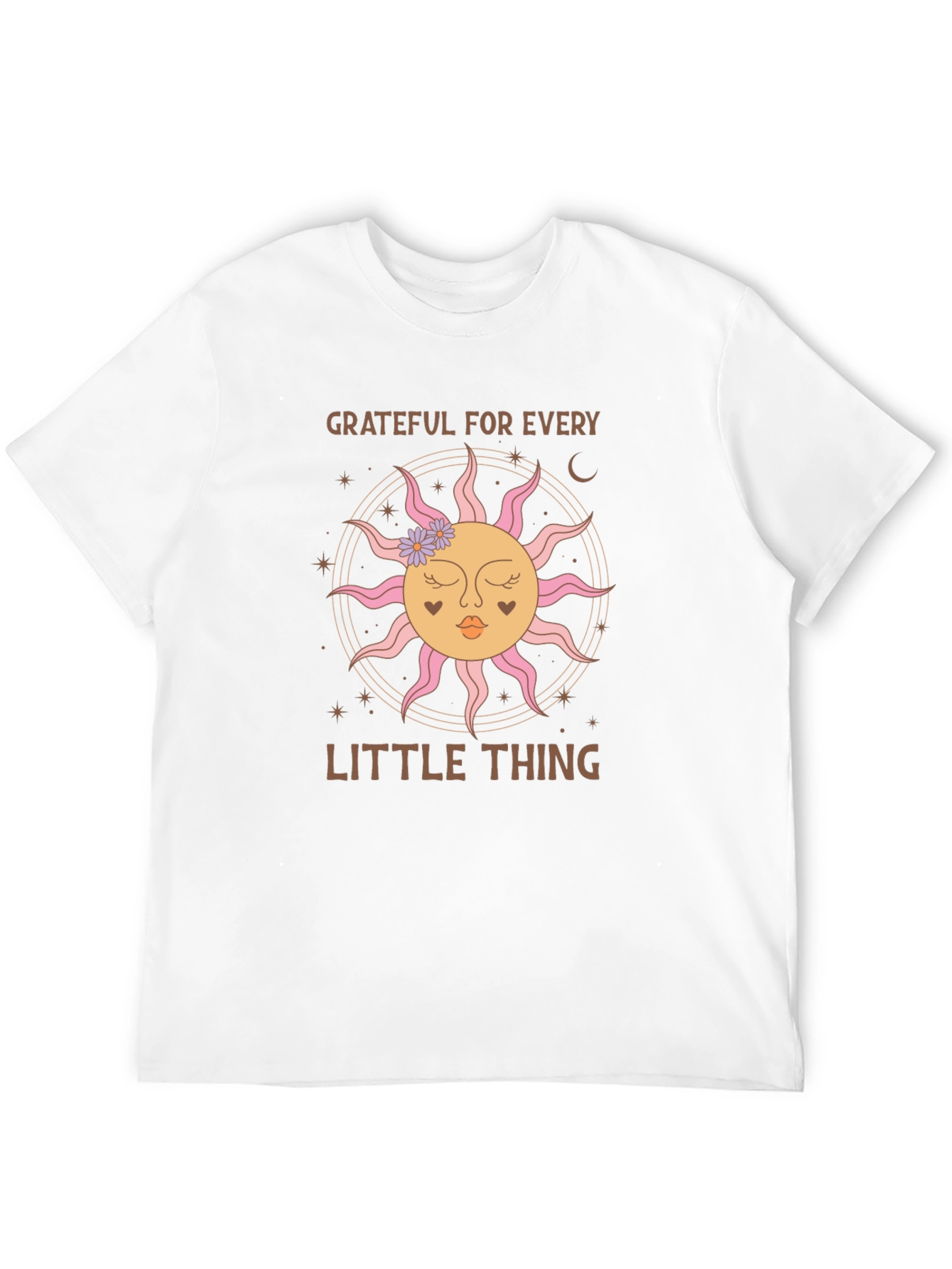 Grateful Sun Graphic Tee - Soft Cotton Blend
