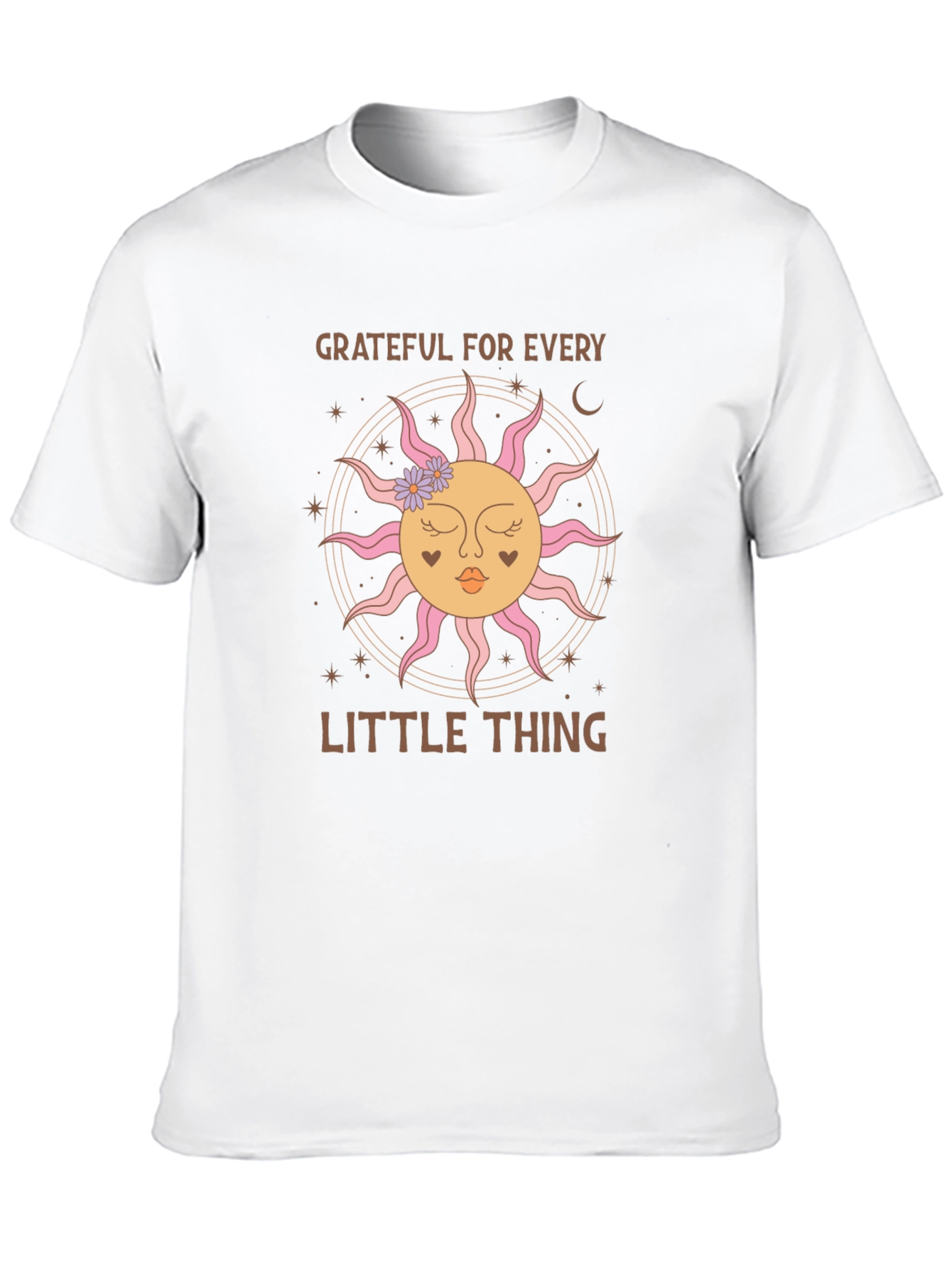 Grateful Sun Graphic Tee - Soft Cotton Blend