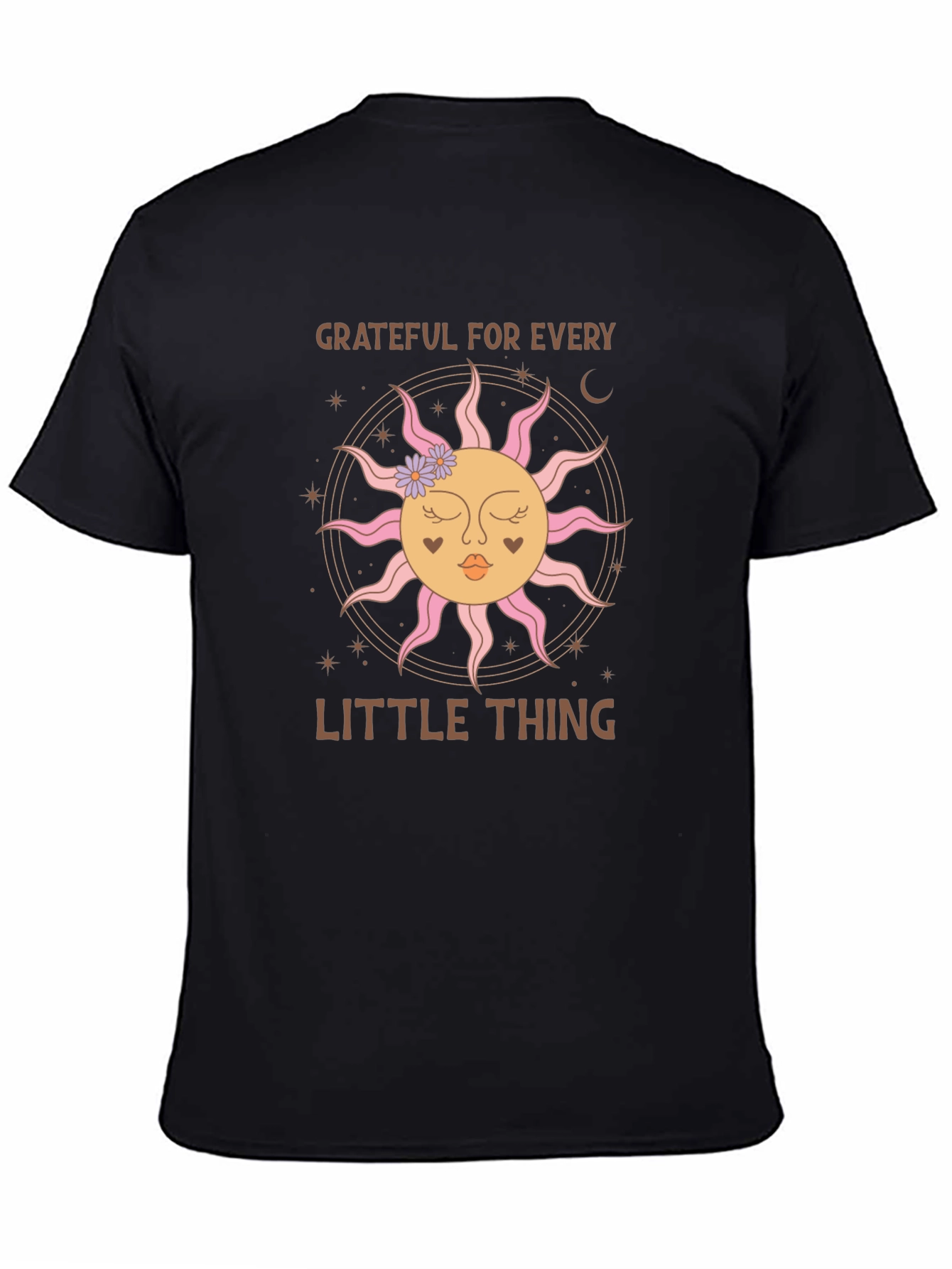 Grateful Sun Graphic Tee - Soft Cotton Blend