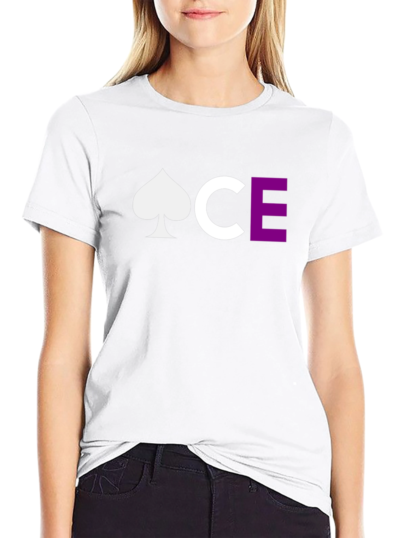 Ace Spade Crew Neck T-Shirt