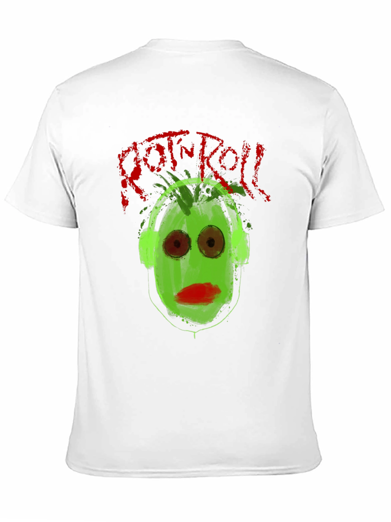 Rock n Roll Graphic Tee - Green Face
