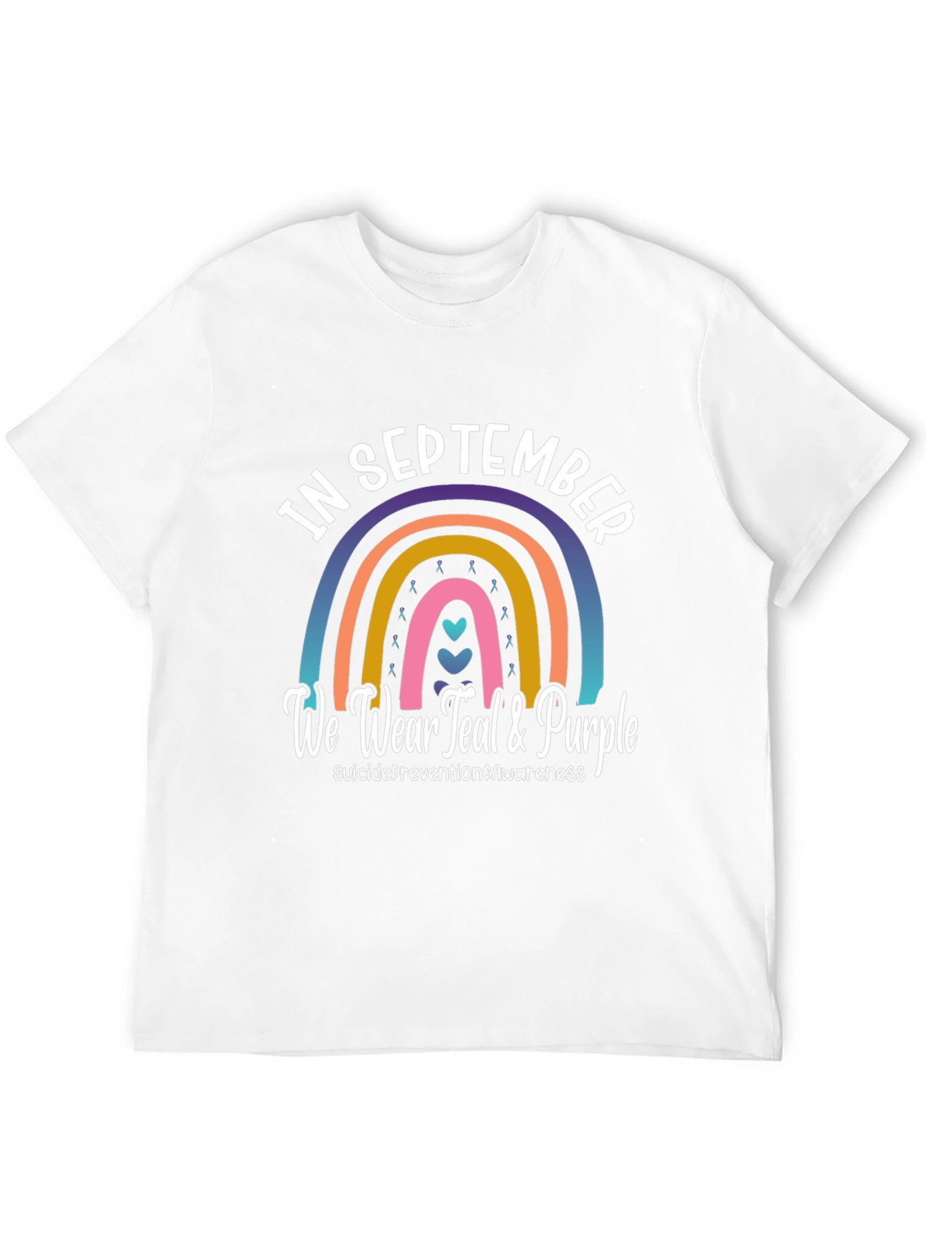 Teal & Purple Suicide Prevention Awareness T-Shirt
