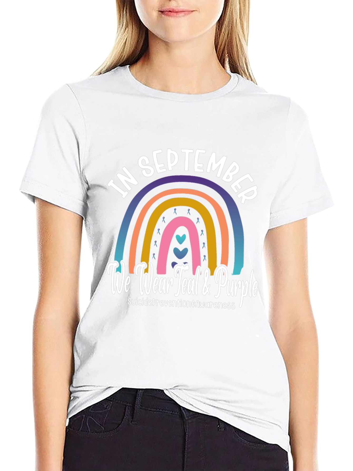 Teal & Purple Suicide Prevention Awareness T-Shirt