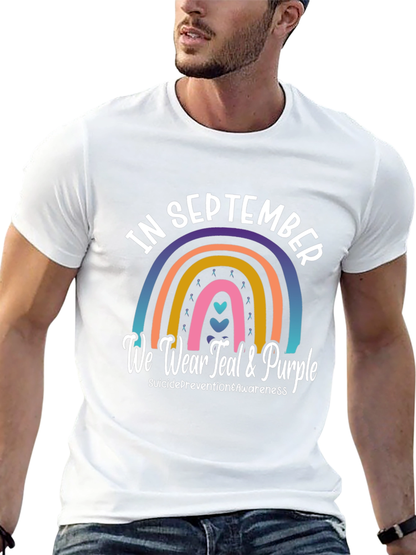 Teal & Purple Suicide Prevention Awareness T-Shirt