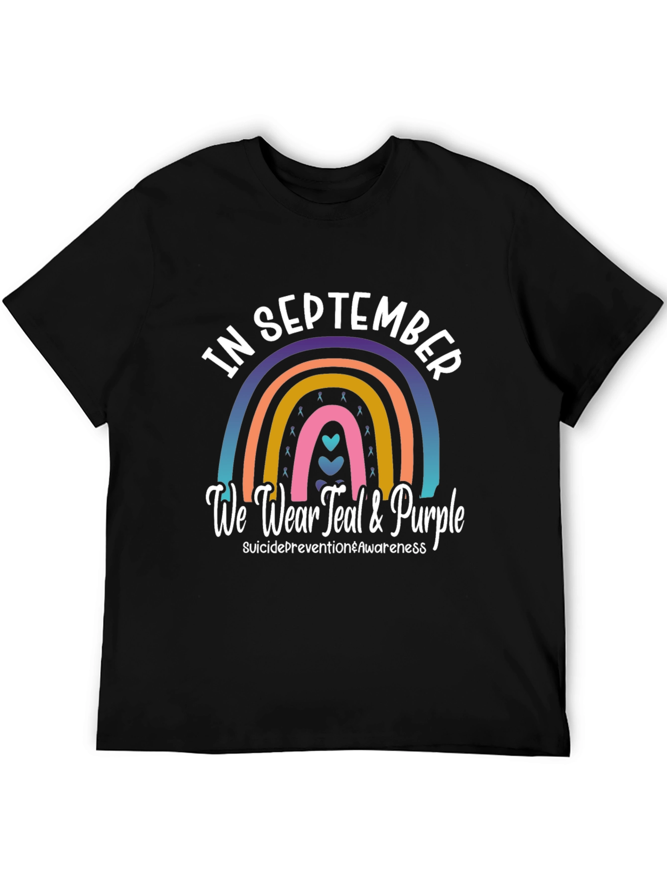 Teal & Purple Suicide Prevention Awareness T-Shirt
