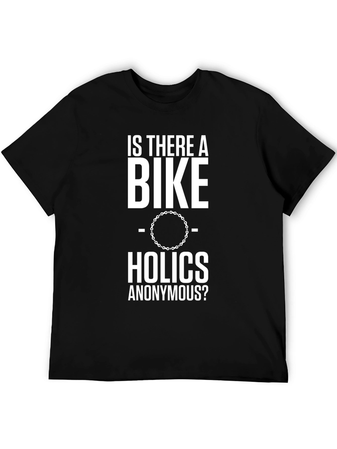 Bike Holics Anonymous Black Graphic T-Shirt