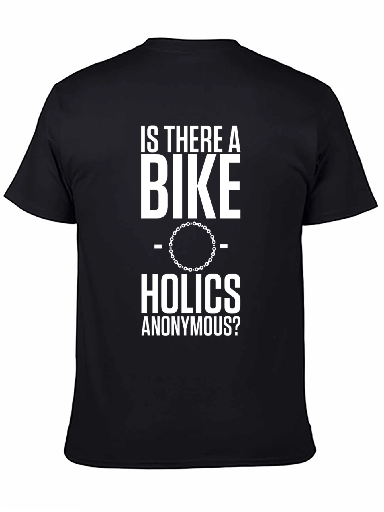Bike Holics Anonymous Black Graphic T-Shirt