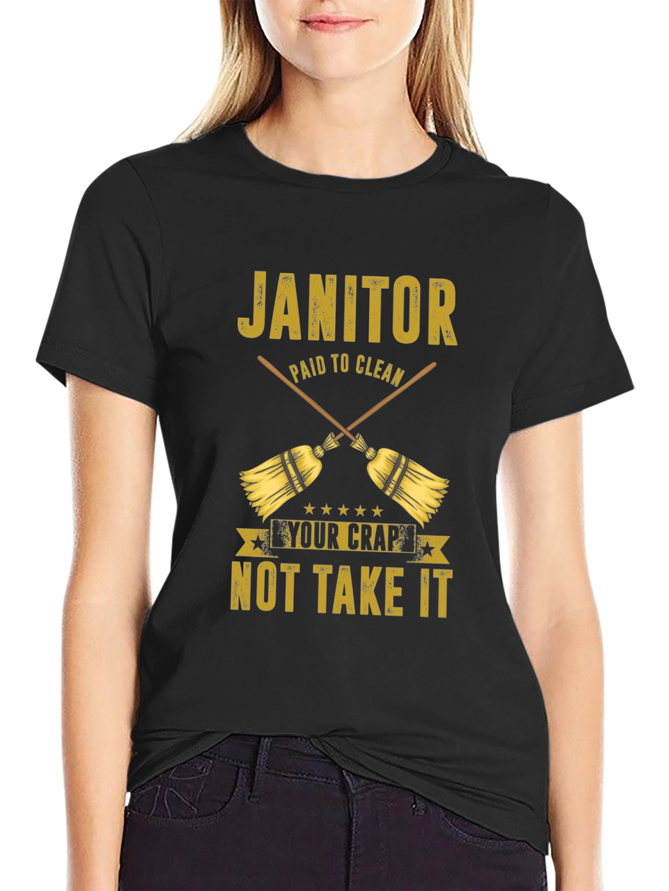 Janitor Funny Graphic T-Shirt