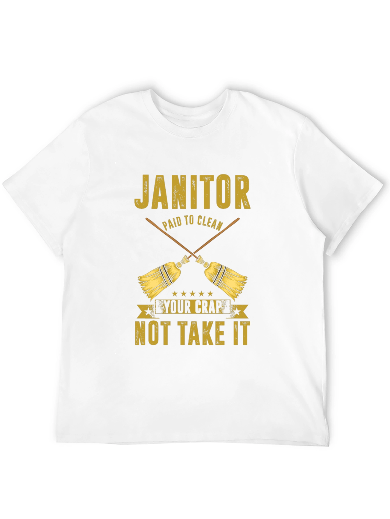 Janitor Funny Graphic T-Shirt