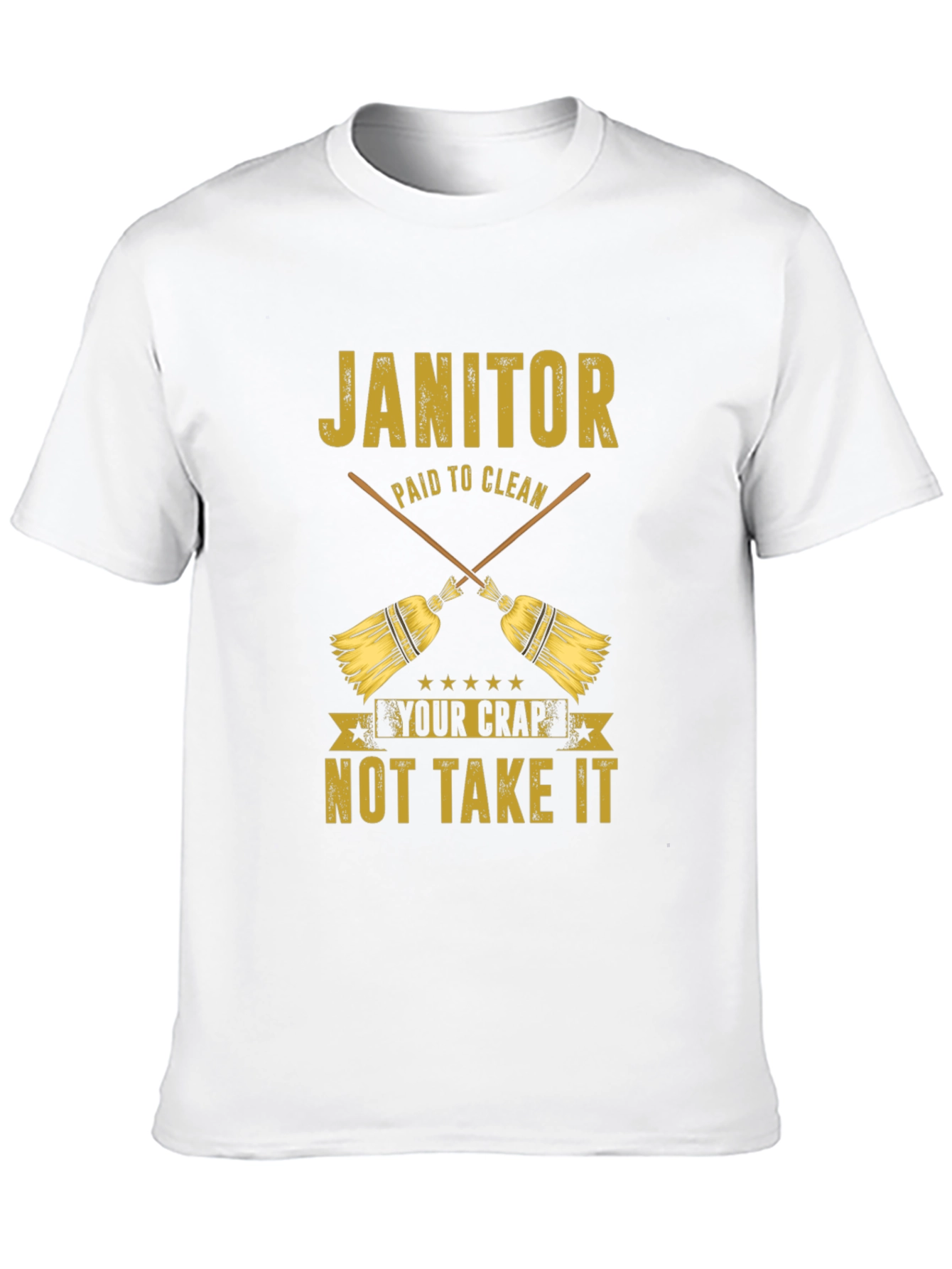Janitor Funny Graphic T-Shirt
