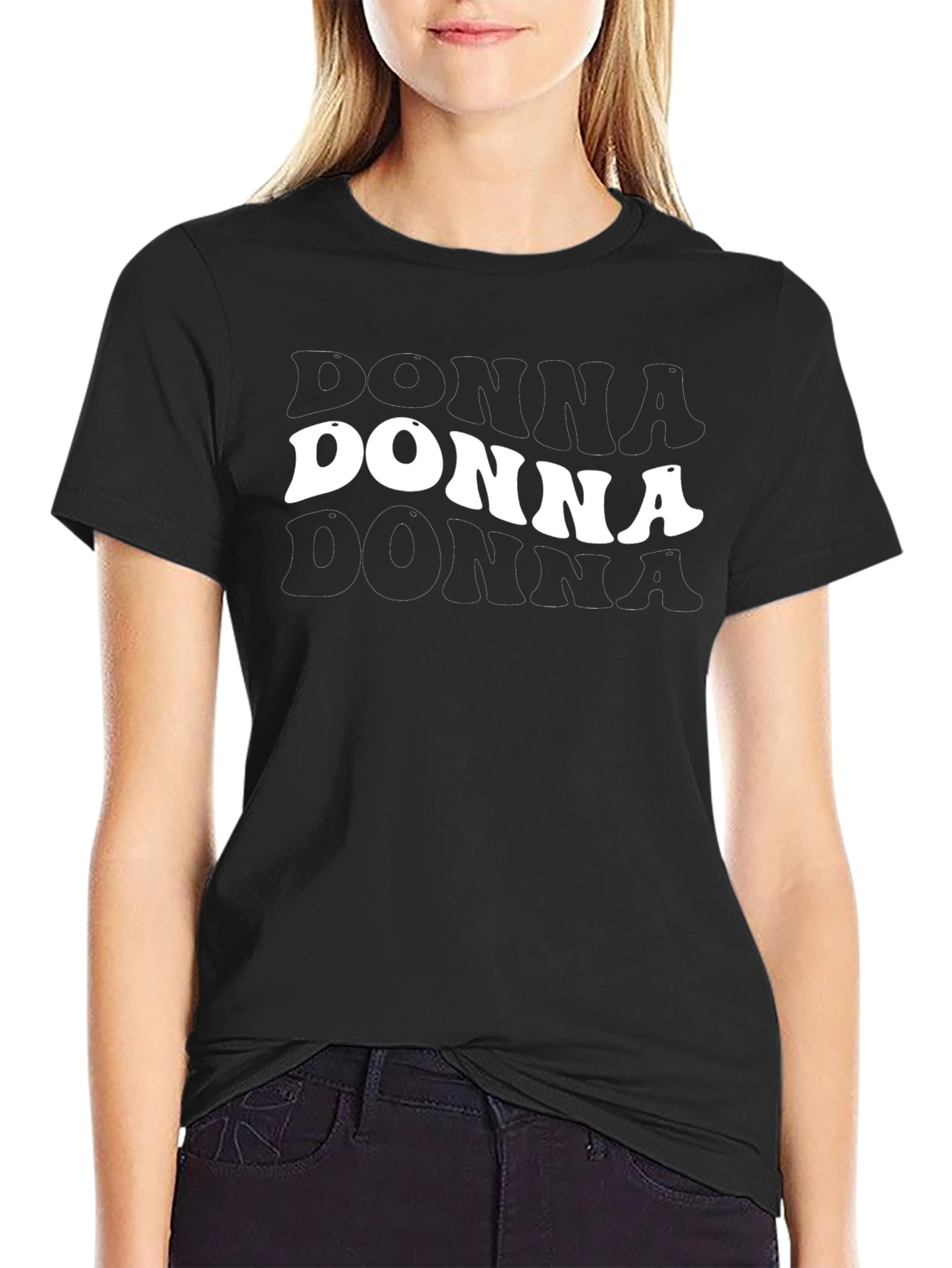 Donna T-Shirt - Retro Style Graphic Tee