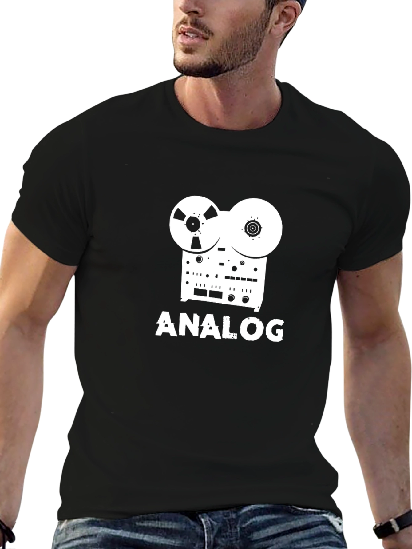 Analog Reel-to-Reel Tape Recorder T-Shirt