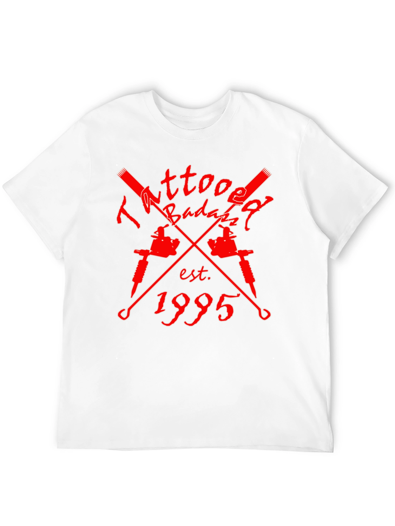 Tattoo Badazz Est. 1995 Black Graphic T-Shirt