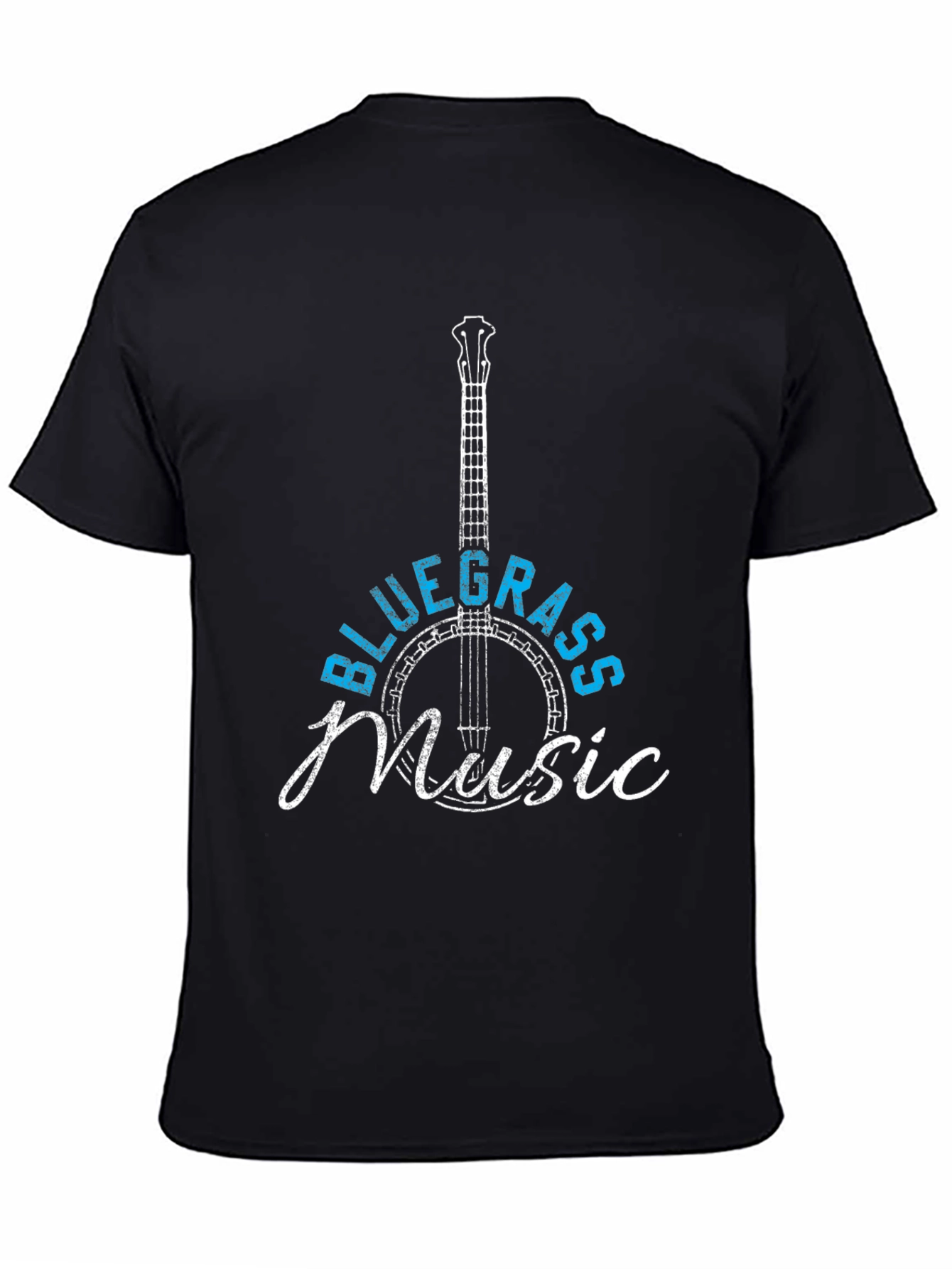 Bluegrass Music T-Shirt - Banjo Design