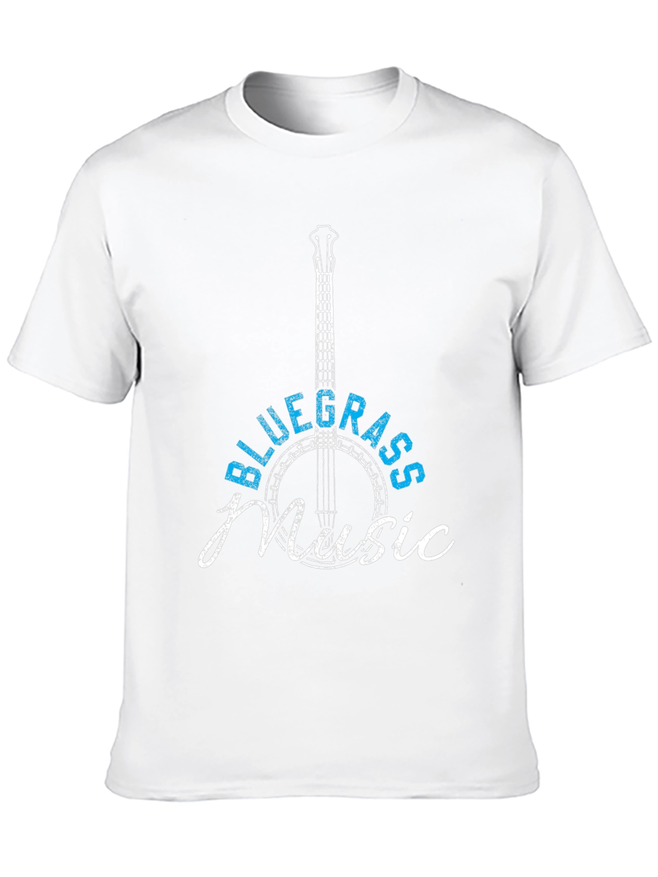 Bluegrass Music T-Shirt - Banjo Design