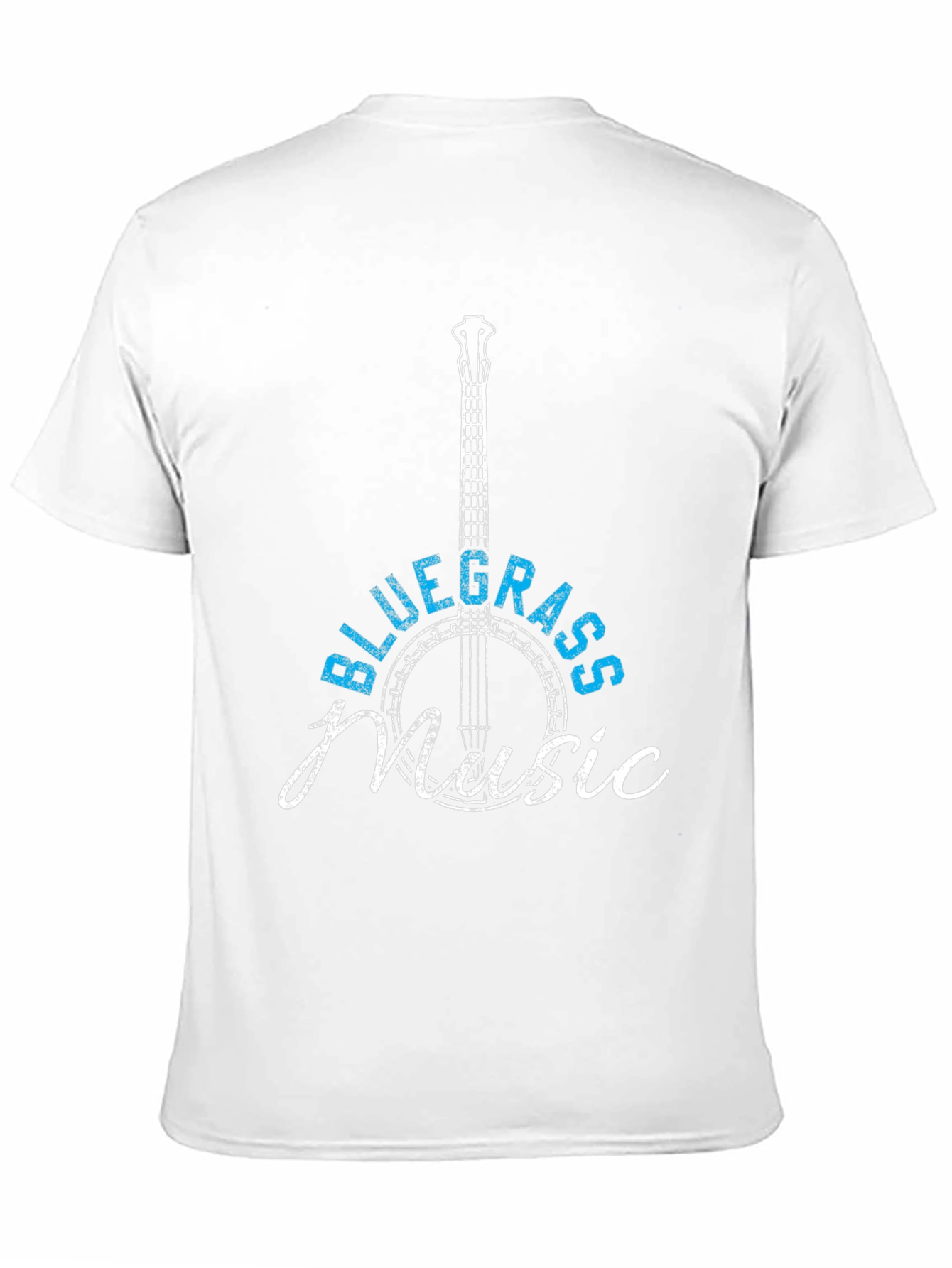 Bluegrass Music T-Shirt - Banjo Design