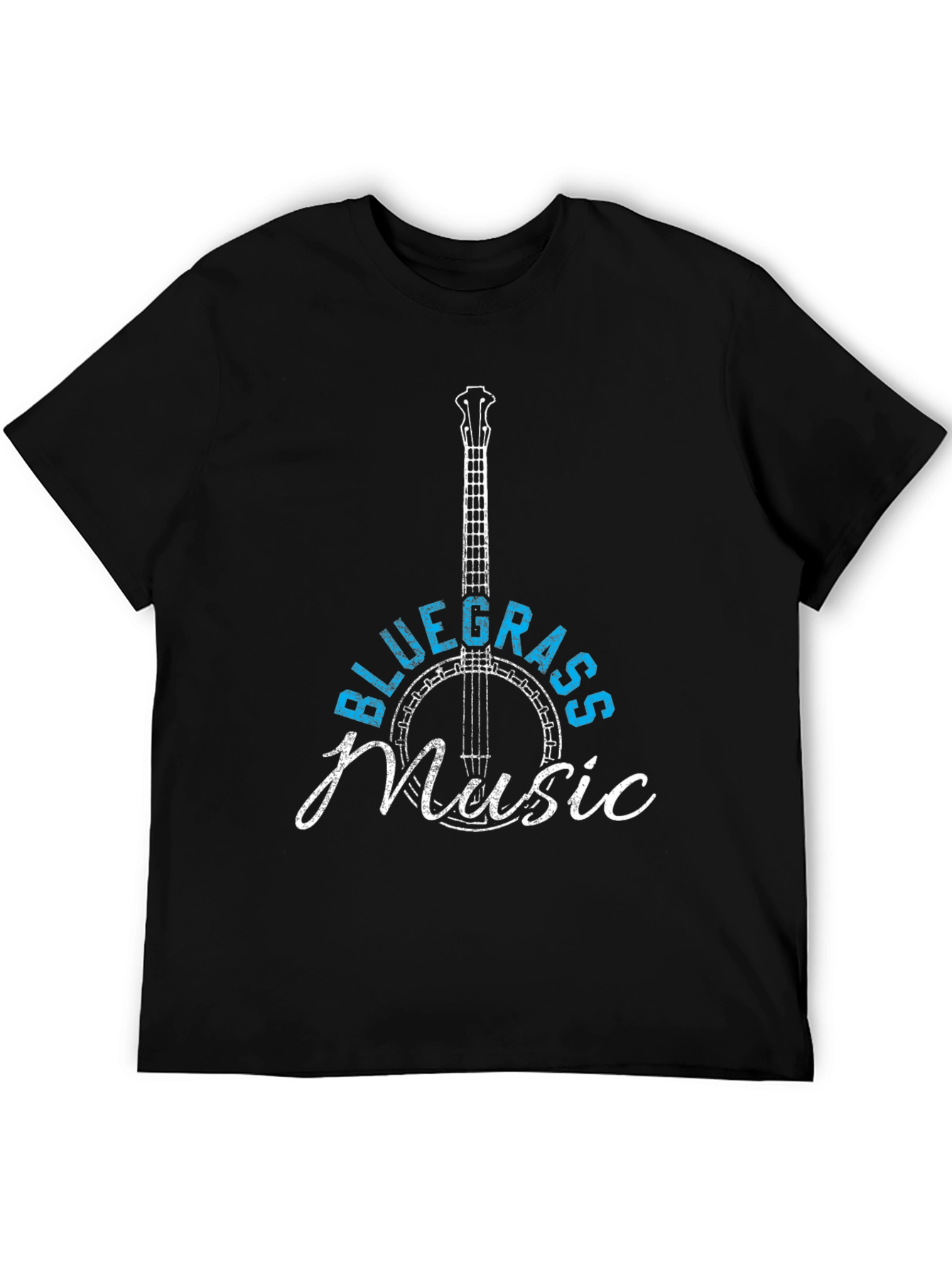 Bluegrass Music T-Shirt - Banjo Design