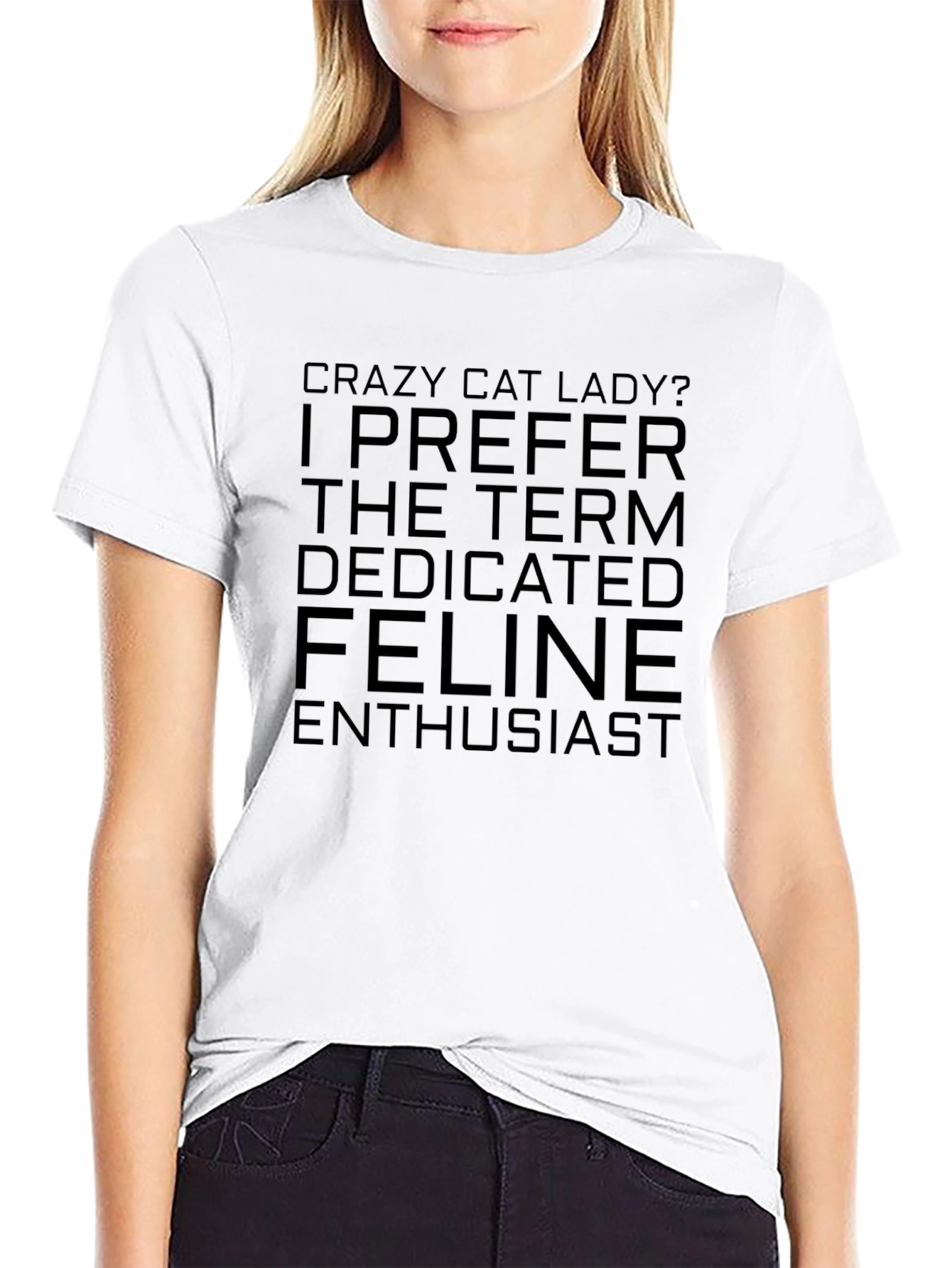 Crazy Cat Lady? T-Shirt - Feline Enthusiast Tee