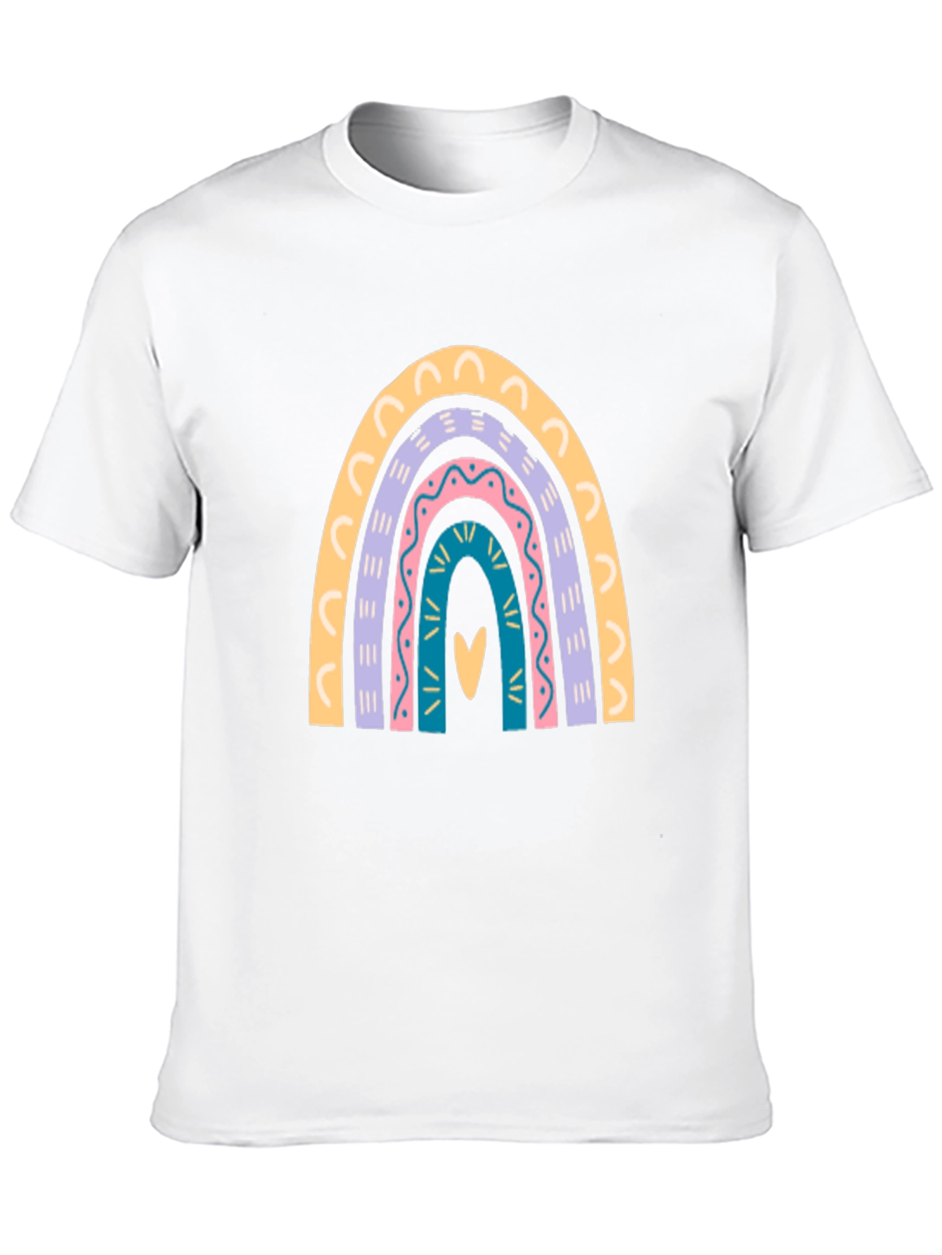 Rainbow Heart Graphic Tee