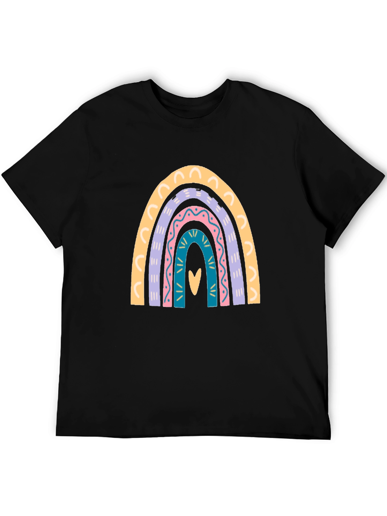Rainbow Heart Graphic Tee