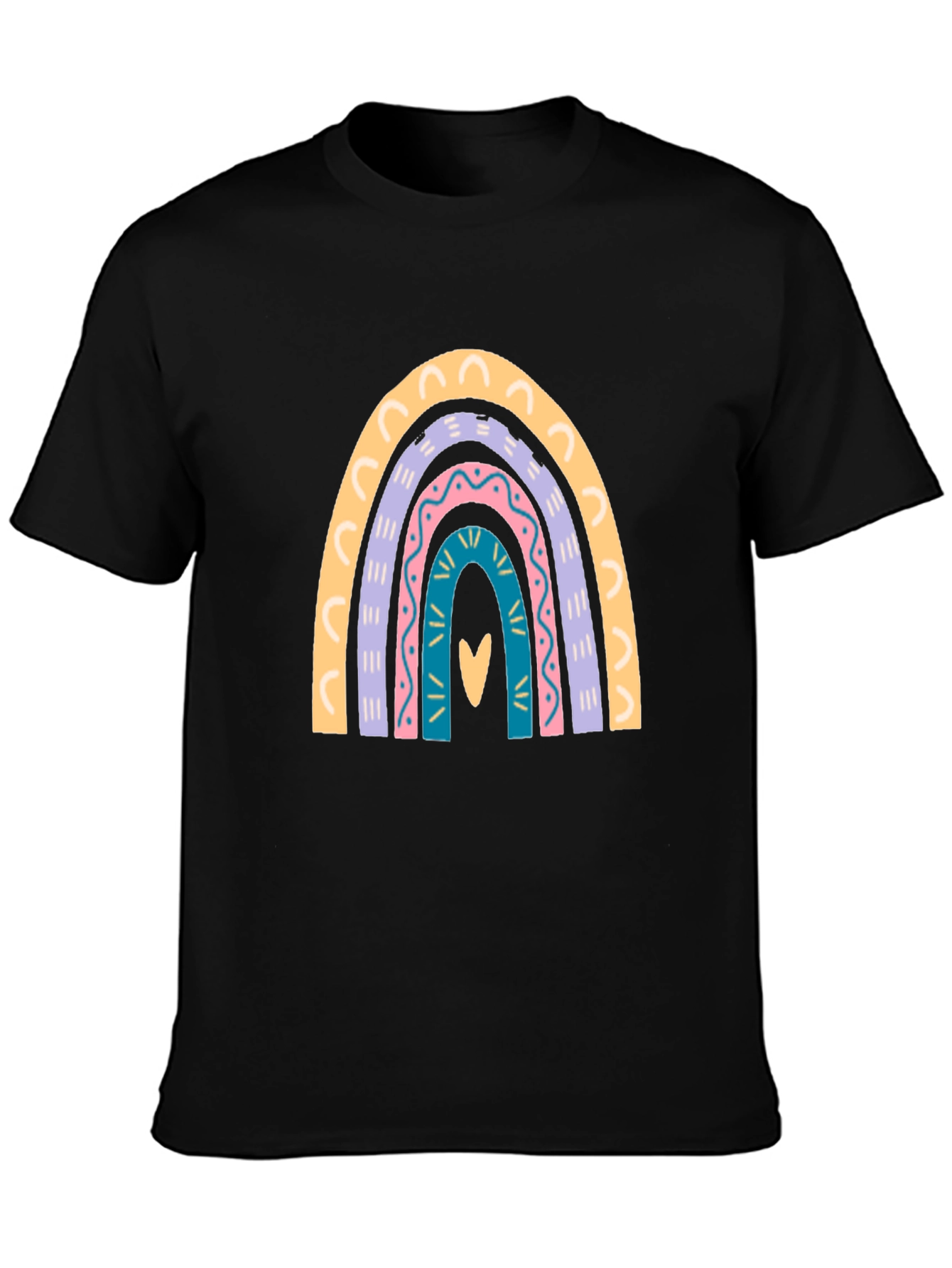 Rainbow Heart Graphic Tee