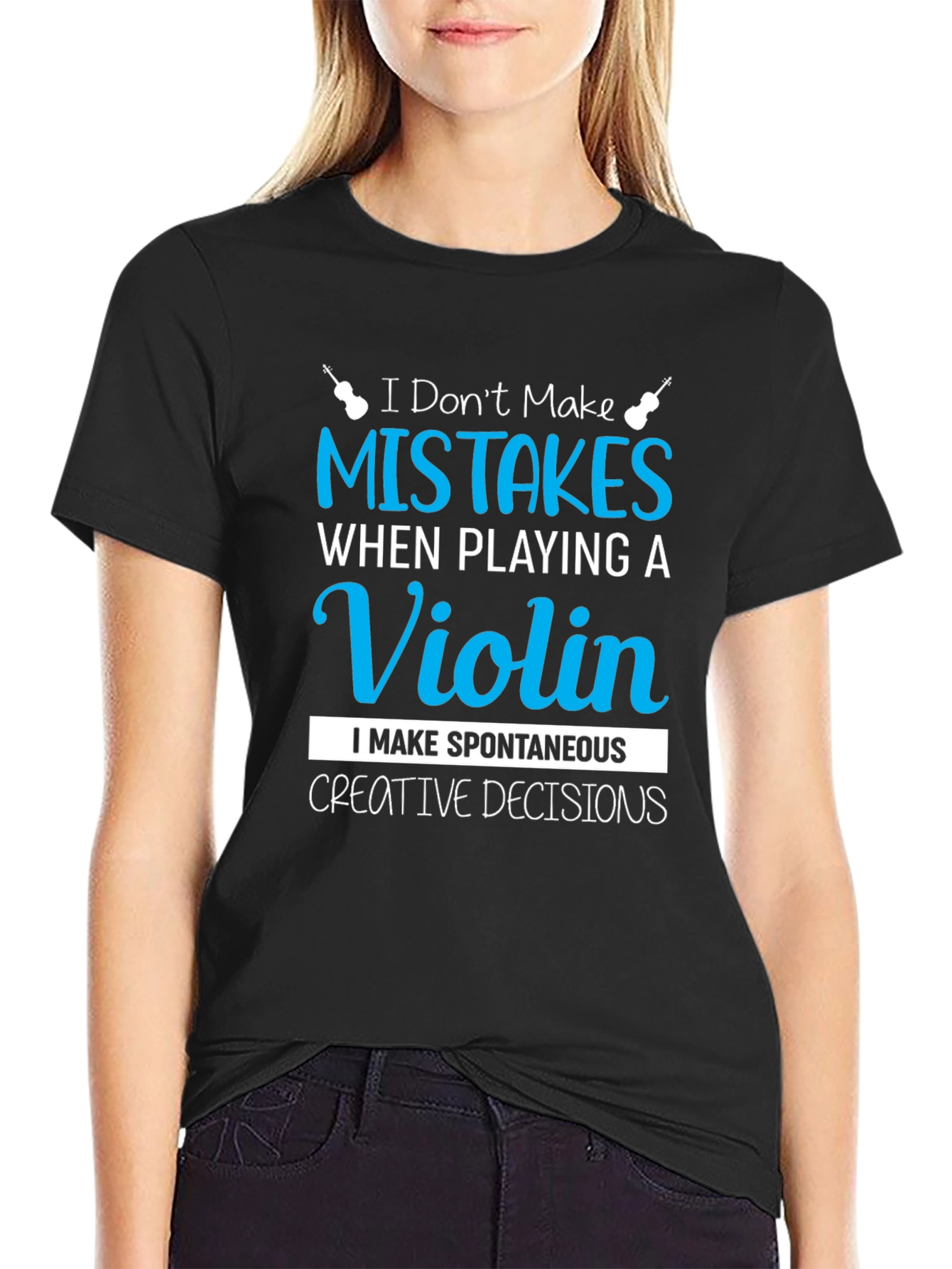 Funny Musician T-Shirt - Spontaneous Creative Decisions