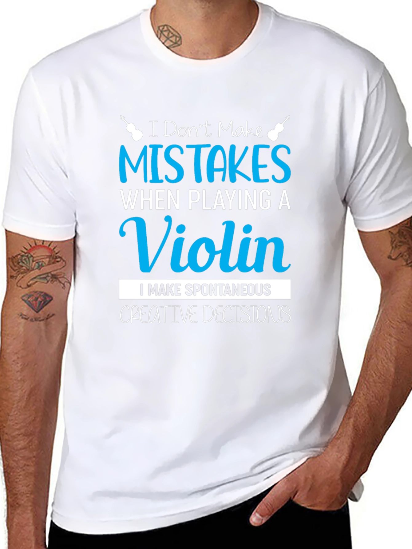 Funny Musician T-Shirt - Spontaneous Creative Decisions