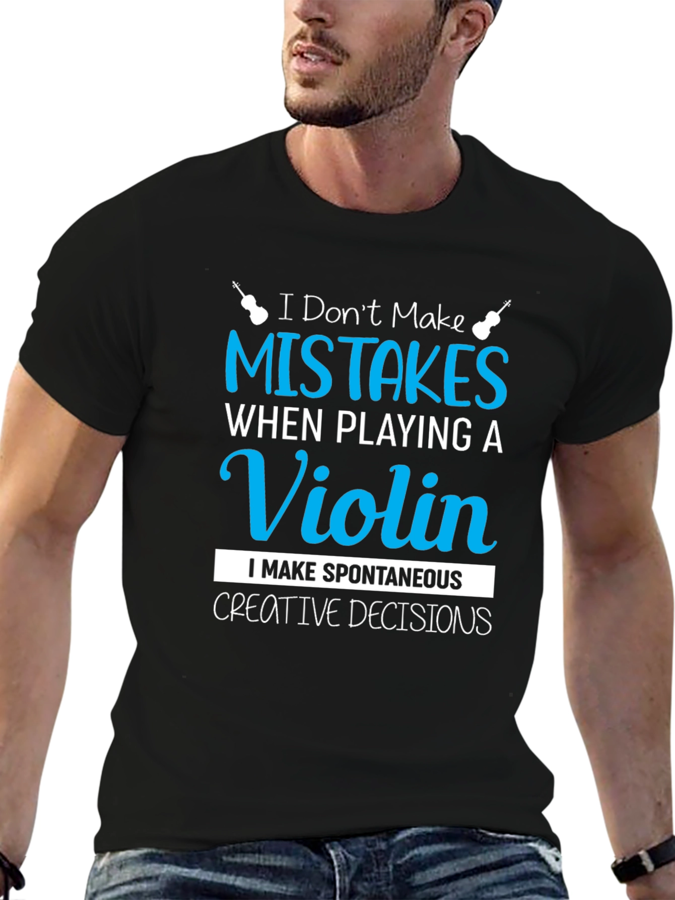 Funny Musician T-Shirt - Spontaneous Creative Decisions