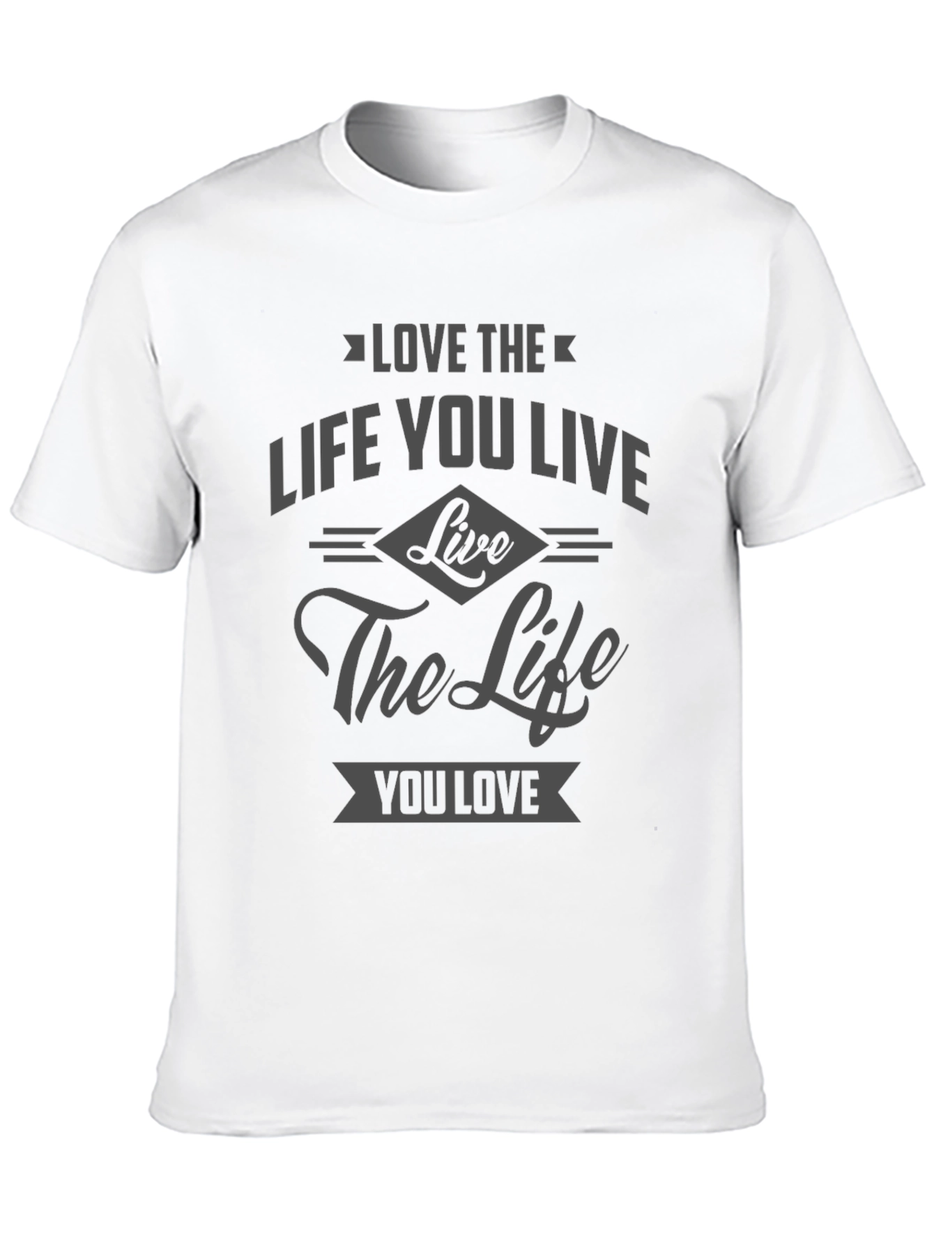 Inspirational Graphic T-Shirt - Love the Life