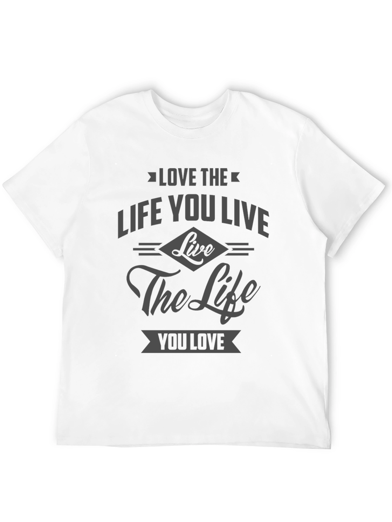 Inspirational Graphic T-Shirt - Love the Life