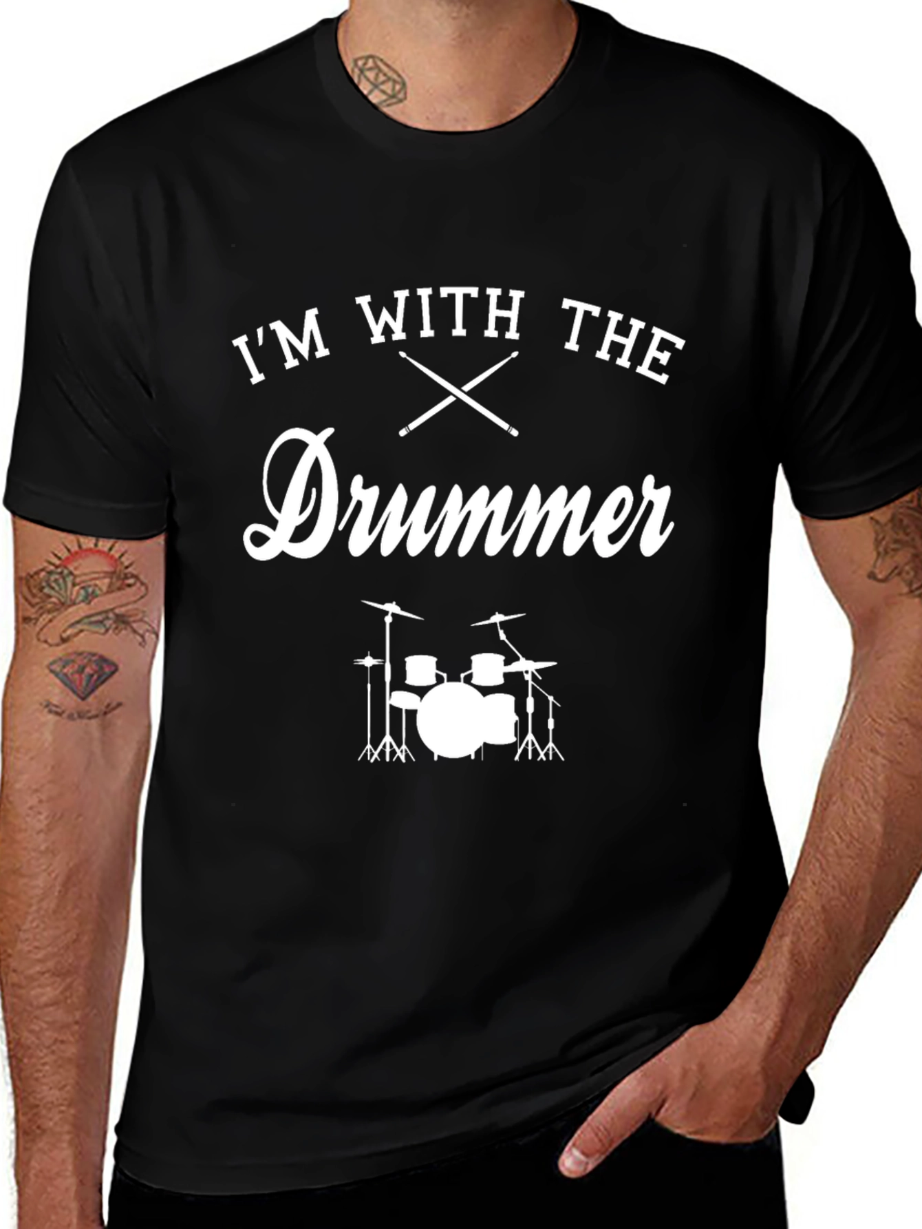 Im With The Drummer T-Shirt