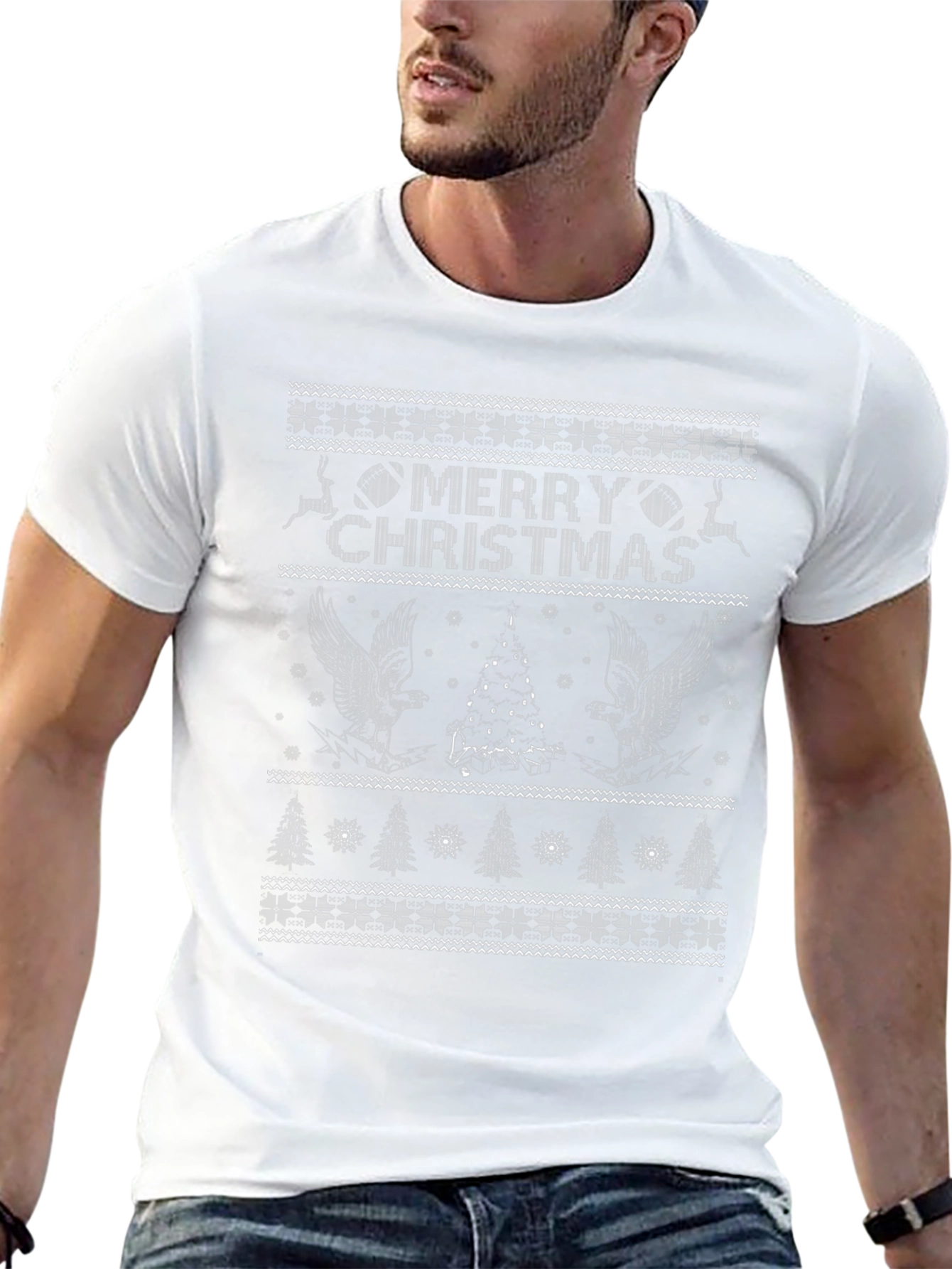 Merry Christmas Graphic T-Shirt - Holiday Gift Tee