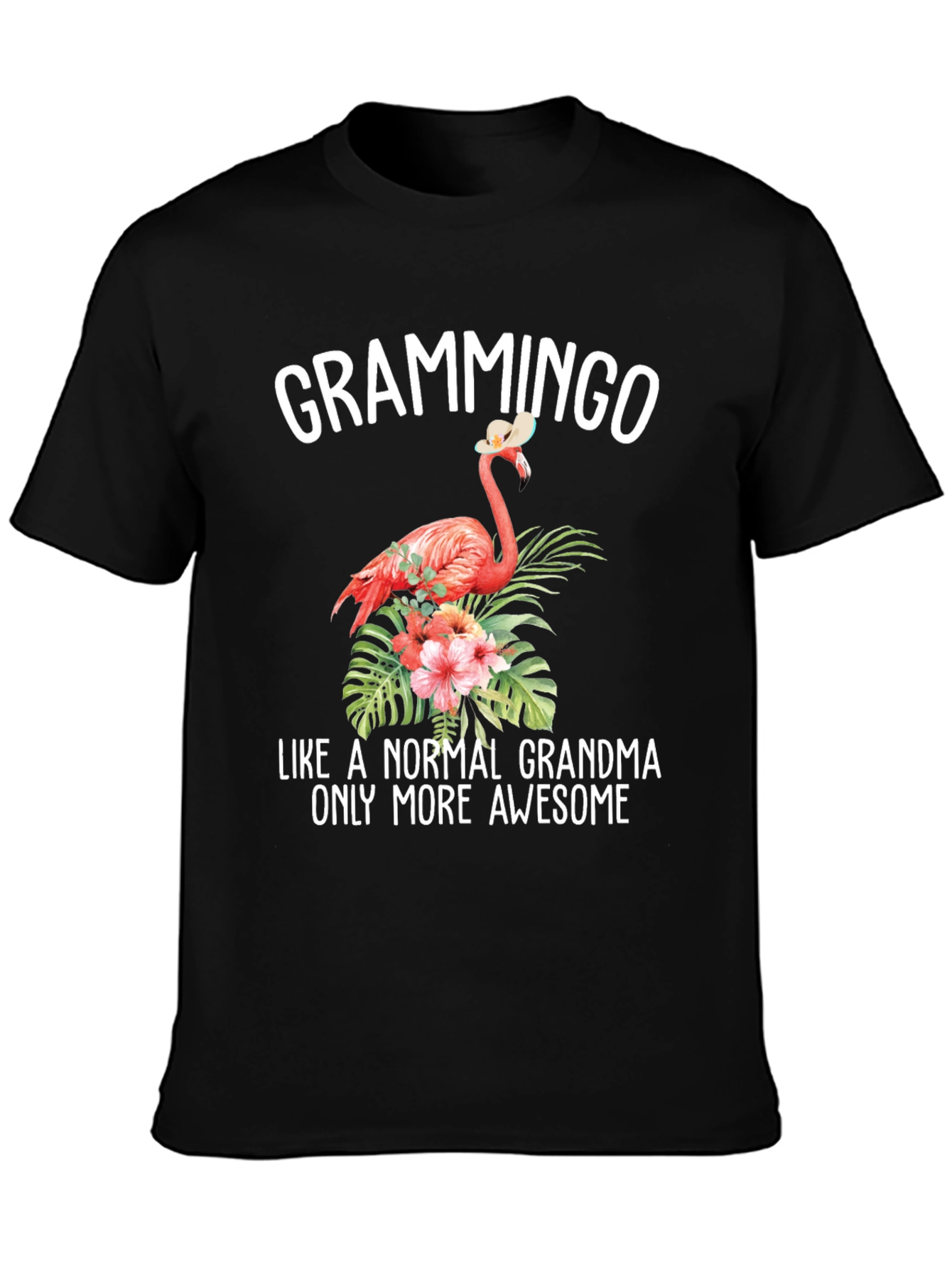 Grammingo Grandma T-Shirt - Flamingo Graphic Tee