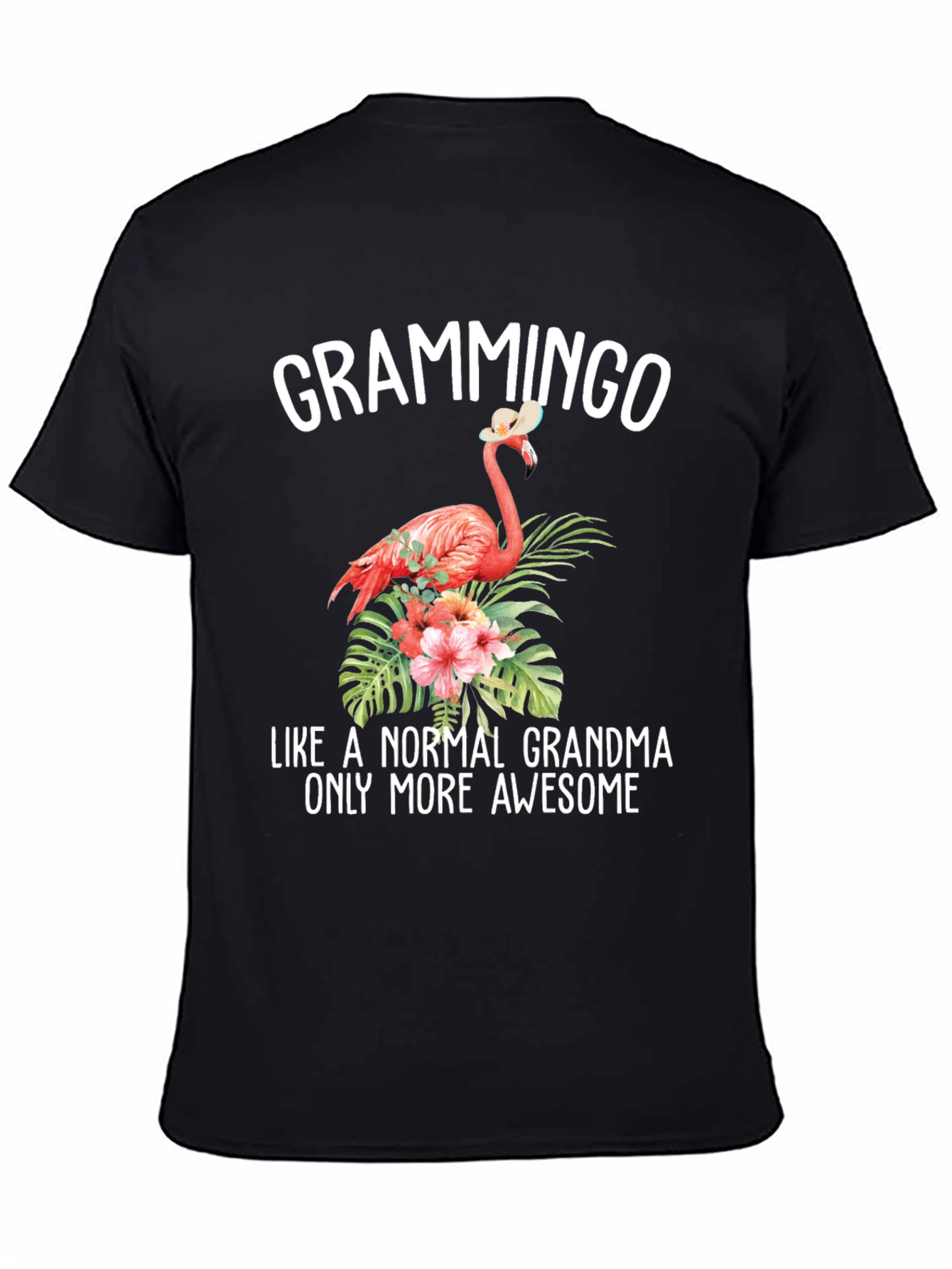 Grammingo Grandma T-Shirt - Flamingo Graphic Tee