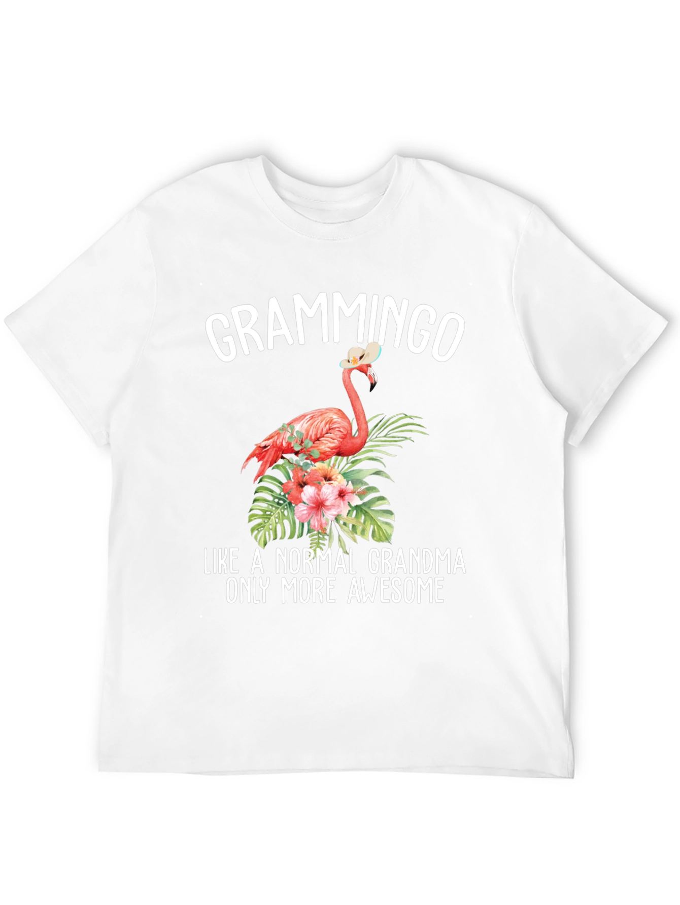 Grammingo Grandma T-Shirt - Flamingo Graphic Tee