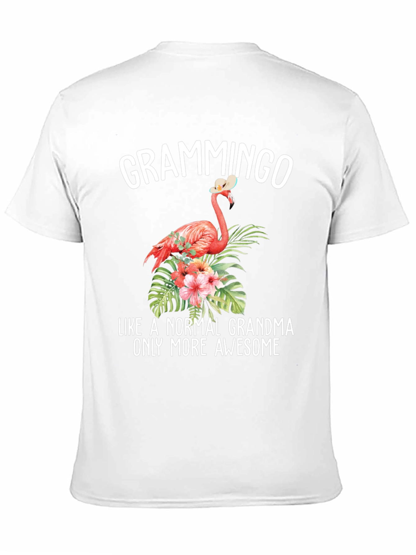 Grammingo Grandma T-Shirt - Flamingo Graphic Tee