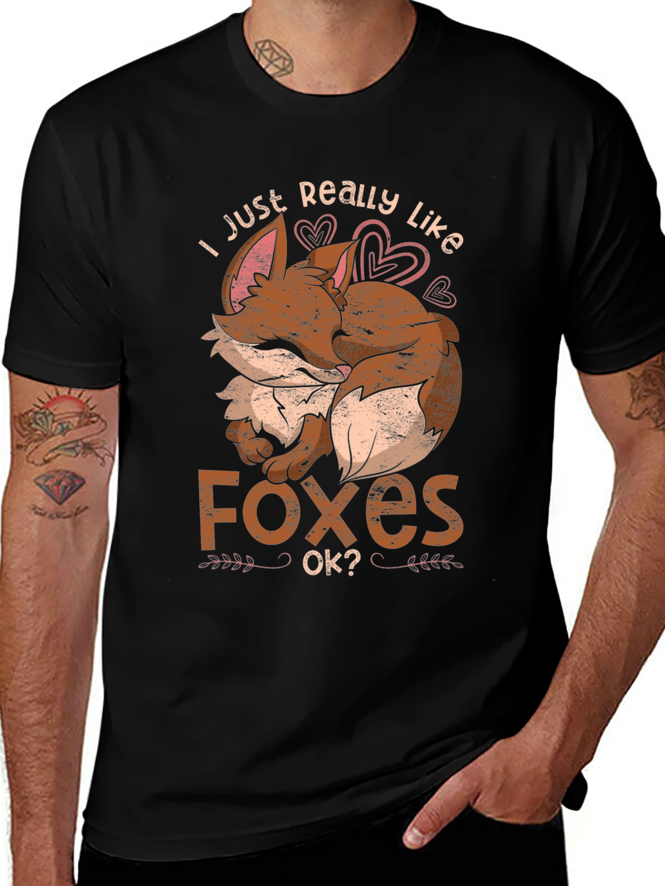 I Just Really Like Foxes Ok? T-Shirt