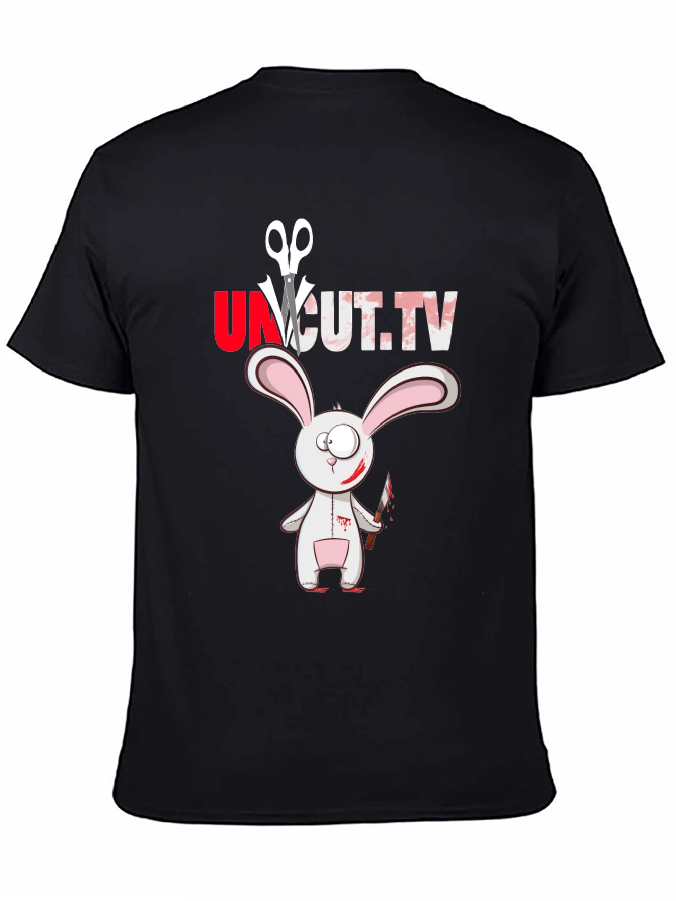 Uncut.tv Scary Rabbit T-Shirt